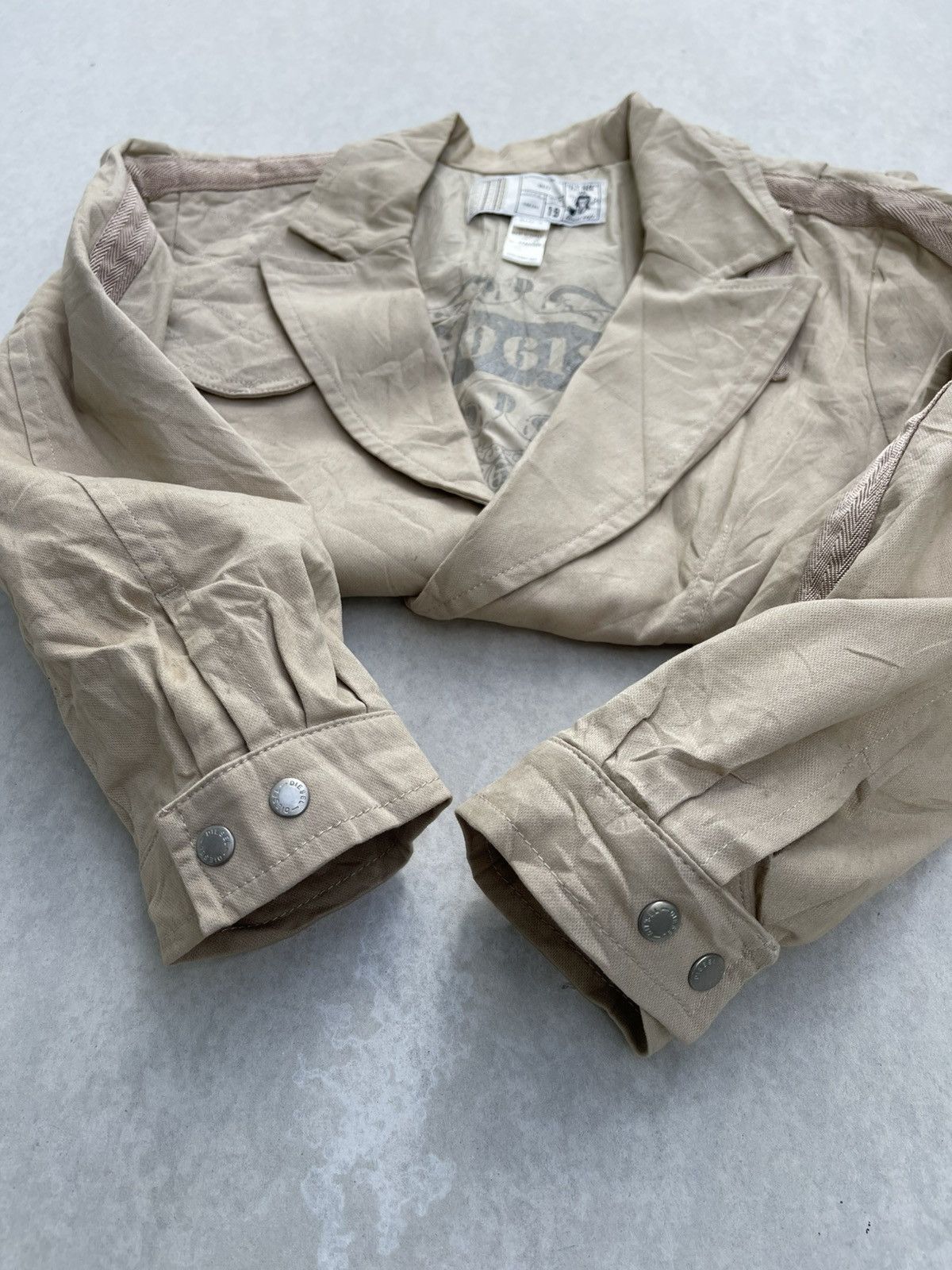 Affliction × Diesel Diesel Women's "FLY DECK" Utility Jacket Size S / US 4 / IT 40 - 11 Thumbnail