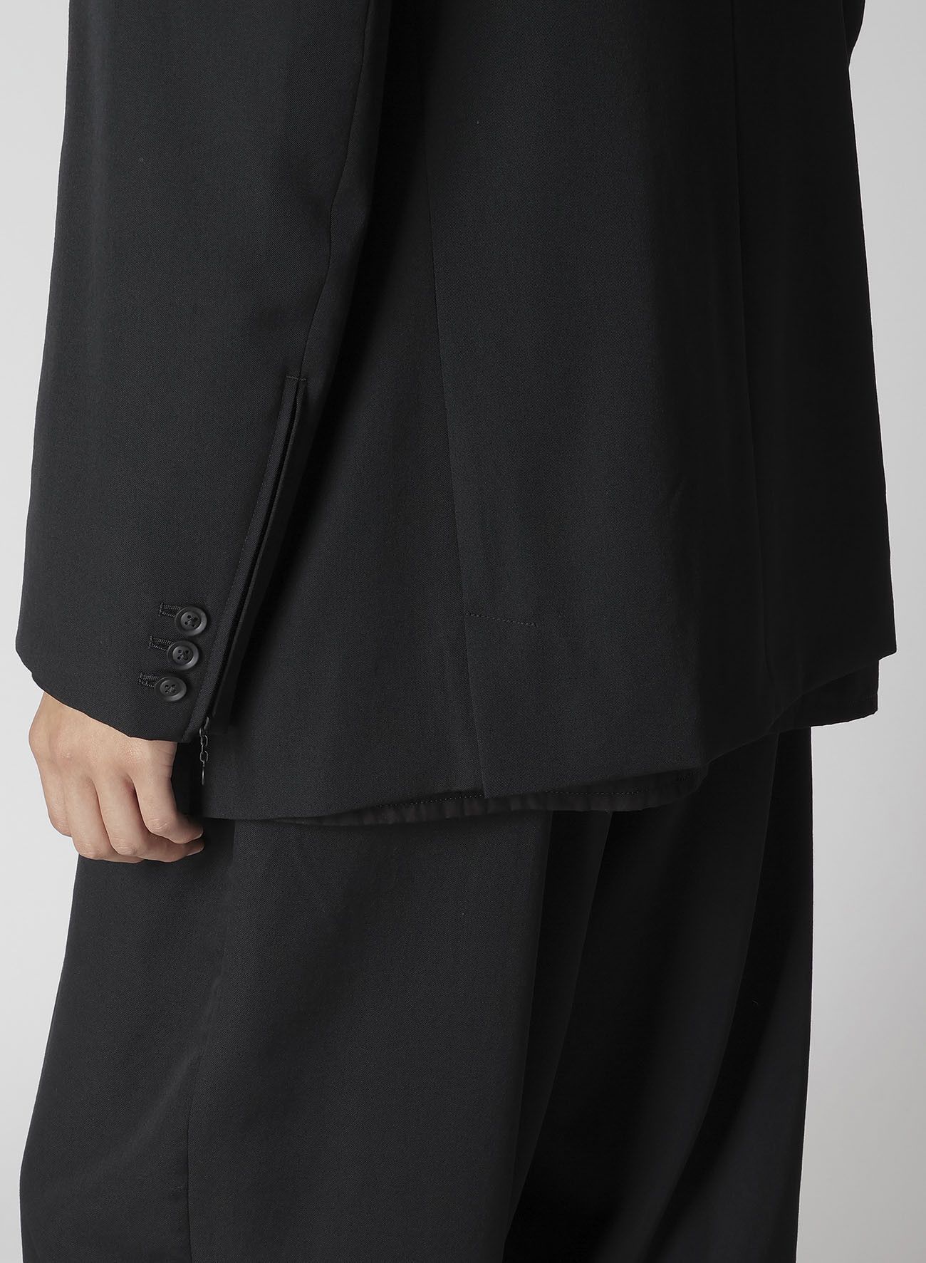 Yohji Yamamoto Yohji Yamamoto Pour Homme HOOK COLLAR 5 SINGLE JACKET BLAZER Size US M / EU 48-50 / 2 - 13 Thumbnail