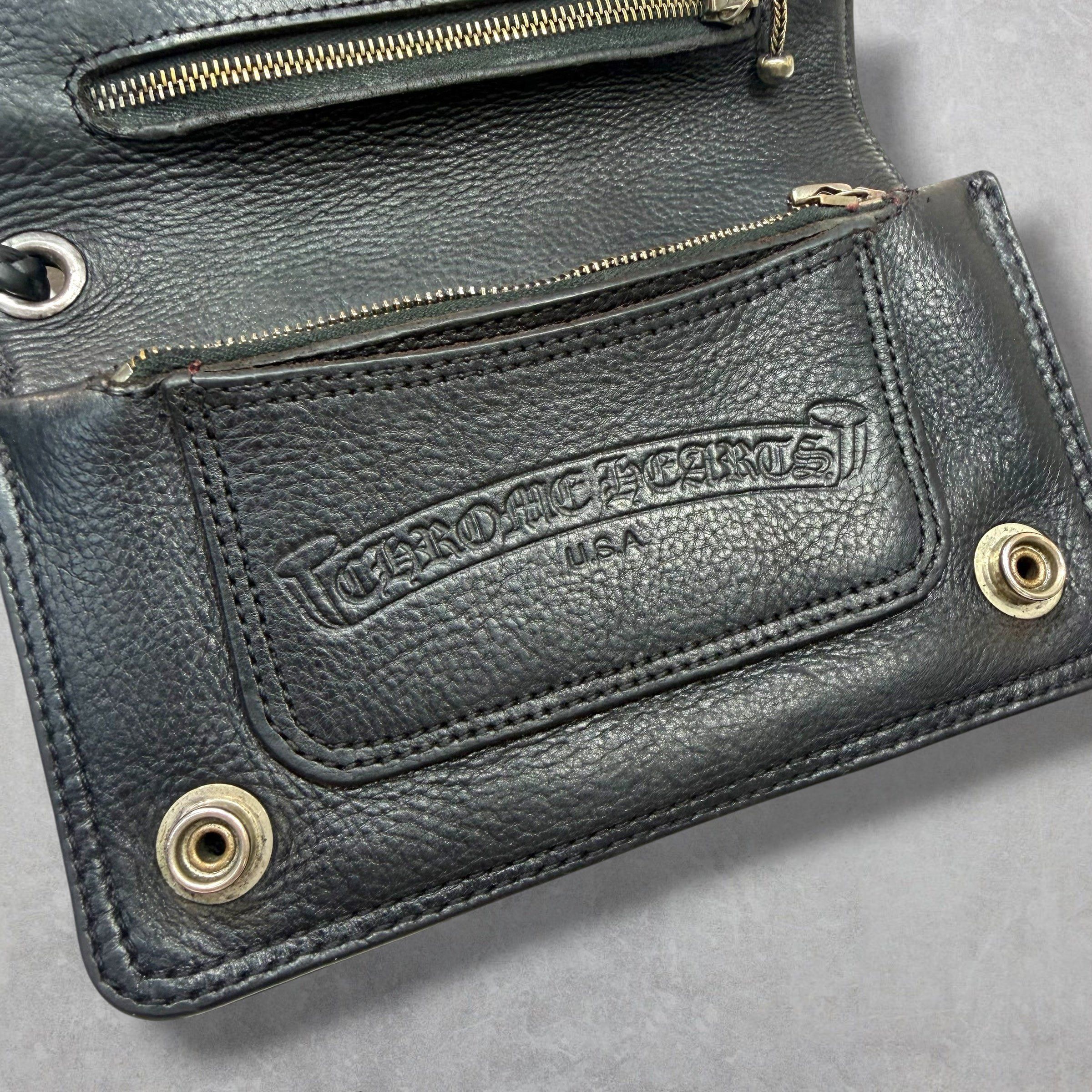 Chrome Hearts Chrome Hearts 2 Zip Crossball Wallet w/ Strap Size ONE SIZE - 7 Thumbnail