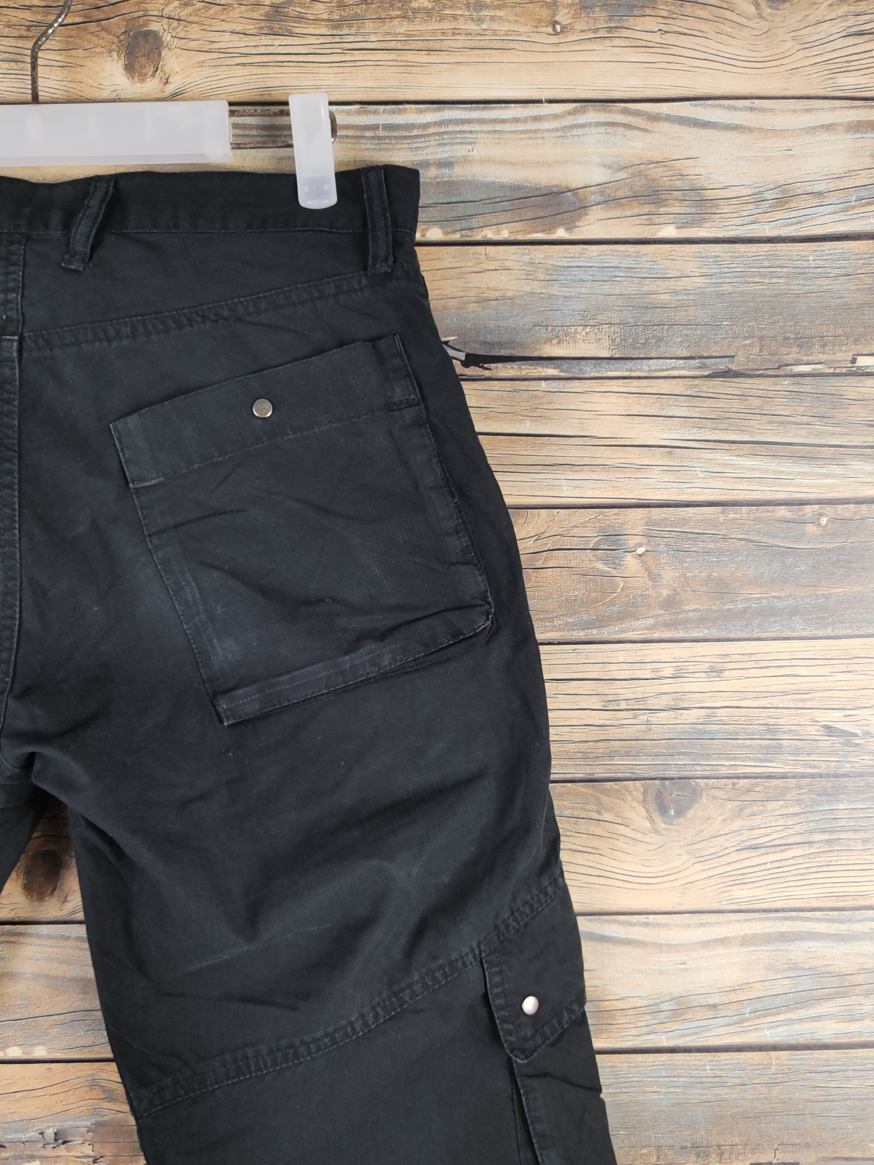 PPFM DL PPFM Black Multipocket Cargo Pants #2434 Size US 30 / EU 46 - 11 Thumbnail