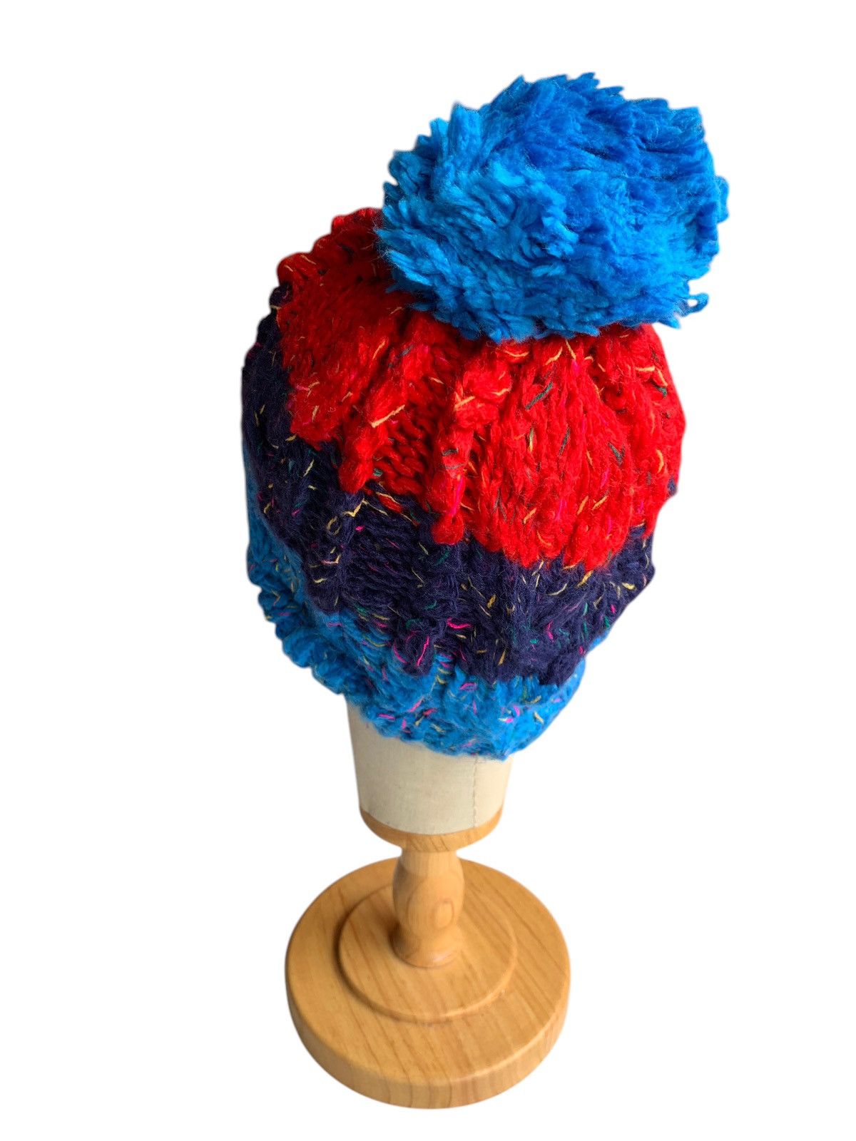 Japanese Brand × Kapital × Vintage Knitted Crochet Winter Sessions Rare Colour Beanie Hats Size ONE SIZE - 6 Thumbnail