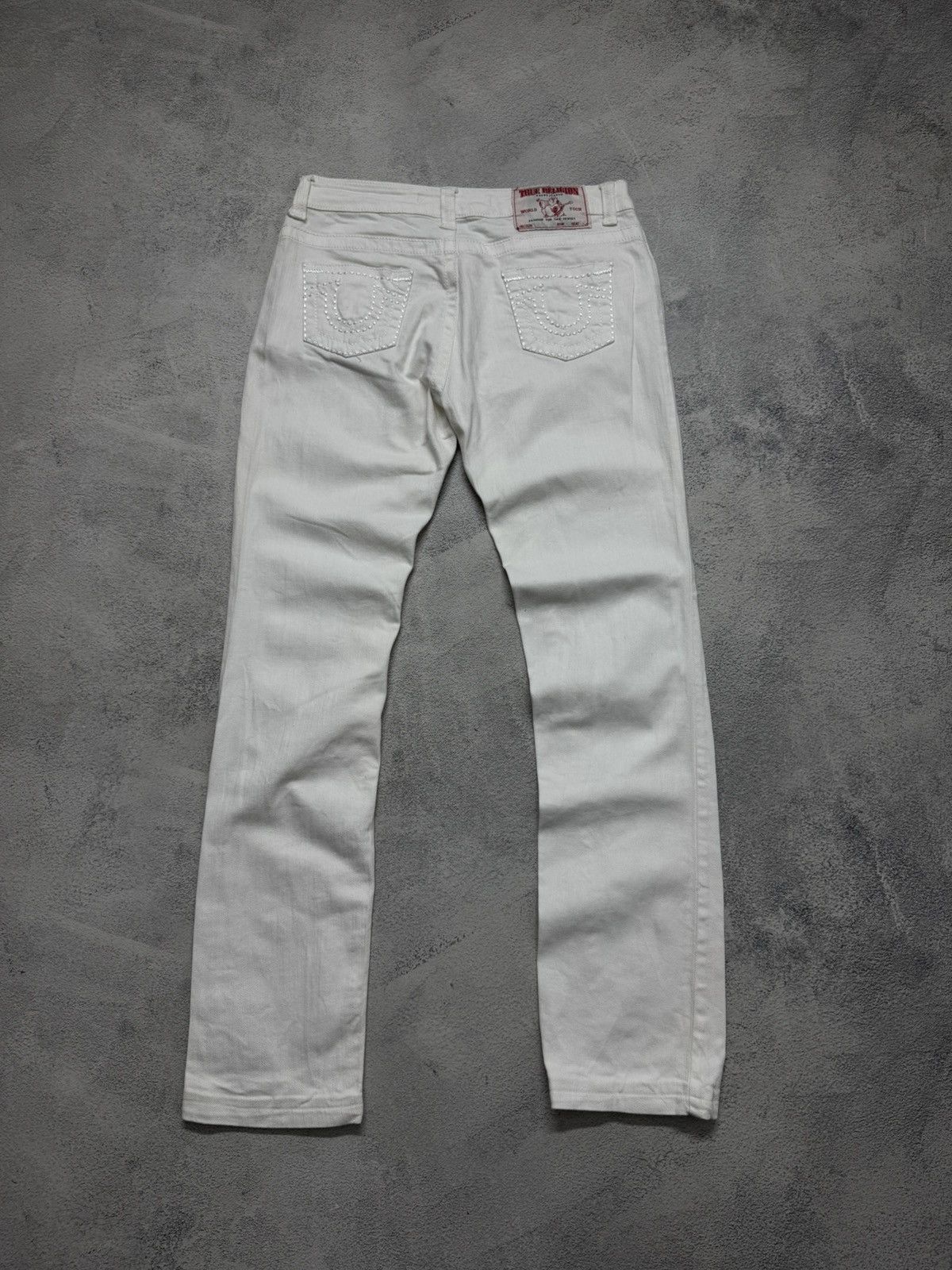 True Religion Vintage Y2k True Religion 🤍 USA Denim Jeans 90’s Size 34" / US 12 / IT 48 - 8 Thumbnail