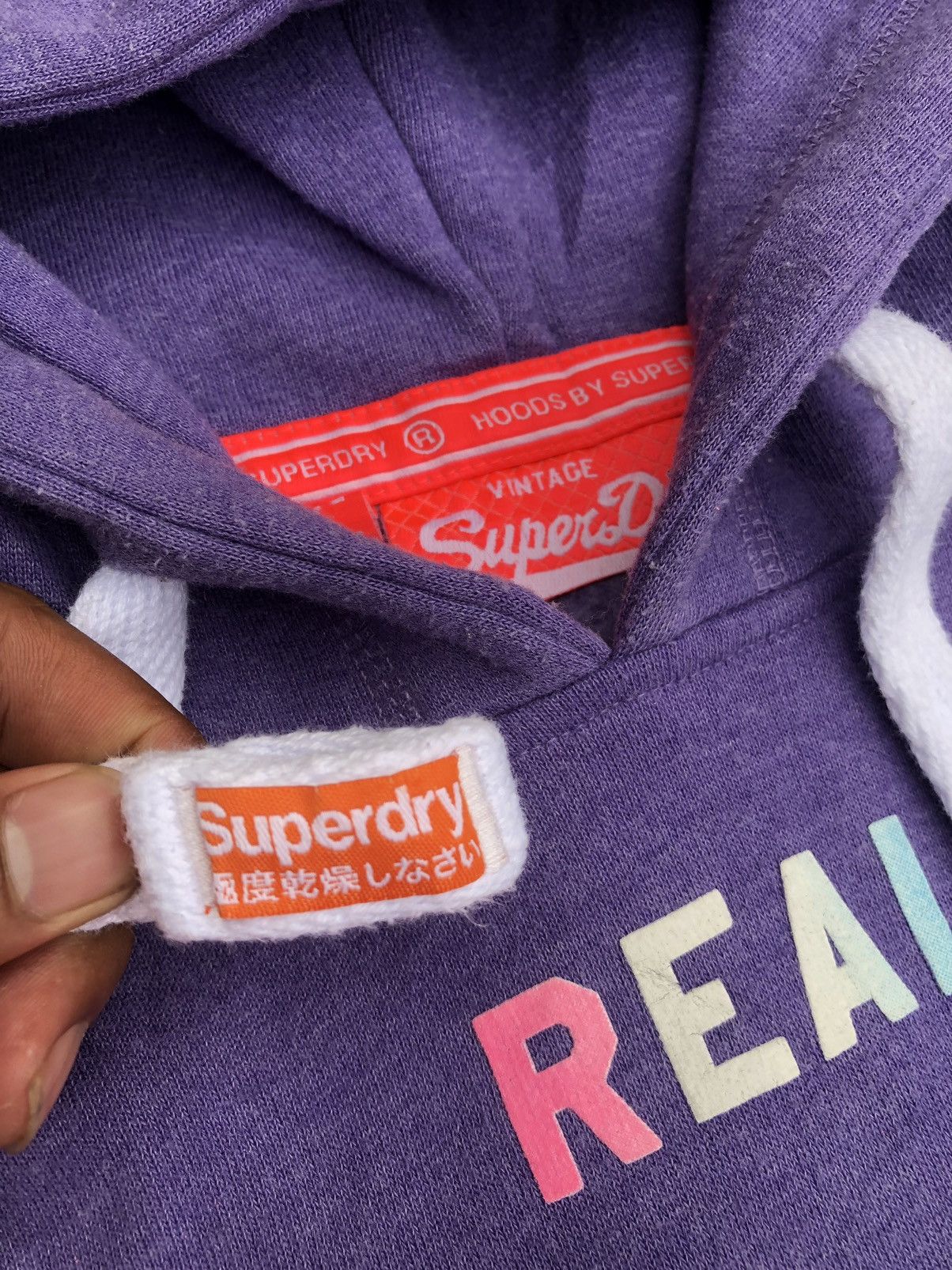 Japan Vintage SuperDry Hoodie Punk Rock Style