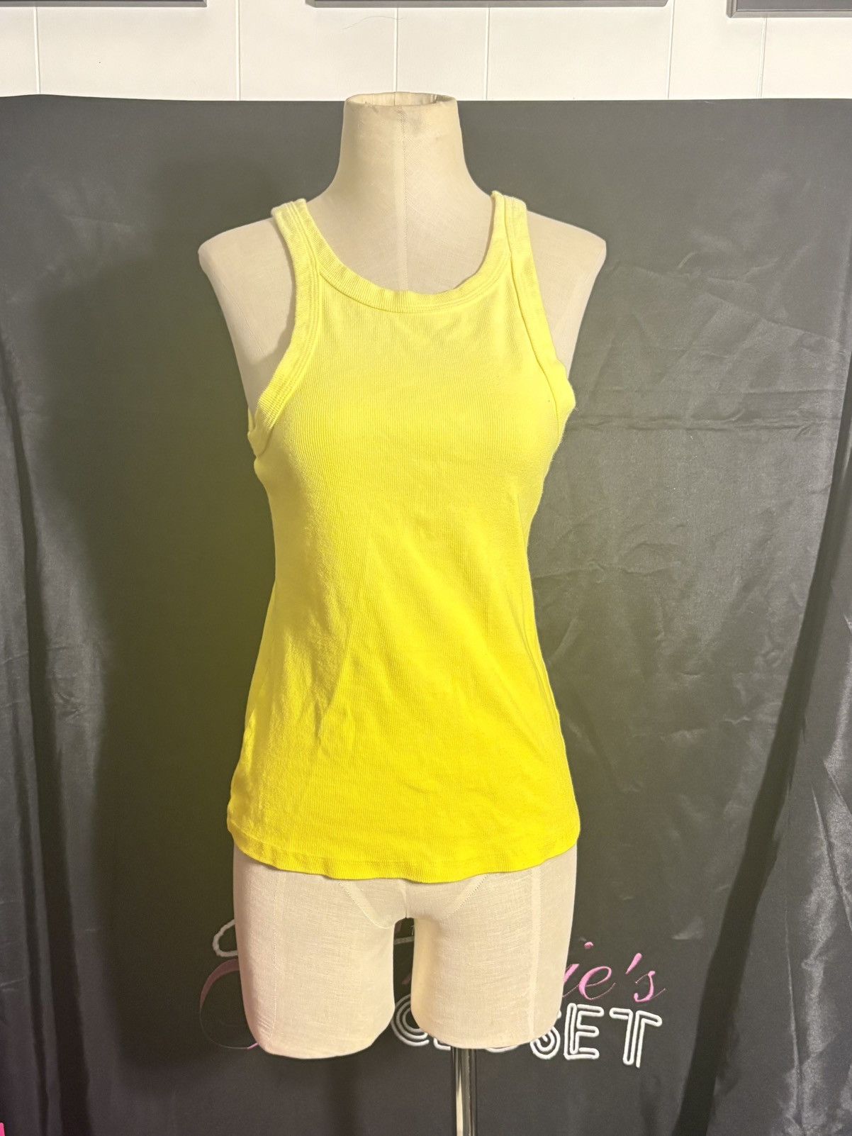 MOTHER Mother yellow tank Top Size S / US 4 / IT 40 - 1 Thumbnail