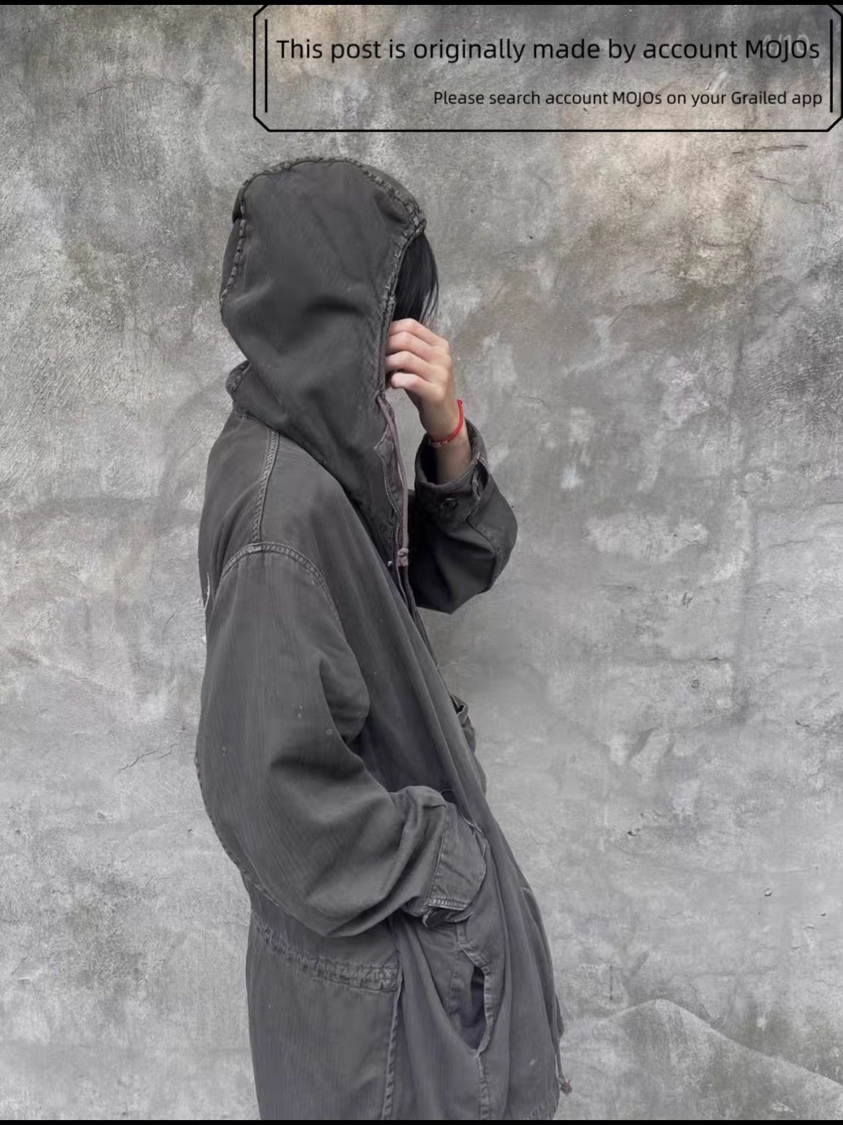 Undercover Sz 4 Undercover 11SS Underman Vintage Black Parka mojos7 Size US XL / EU 56 / 4 - 7 Thumbnail