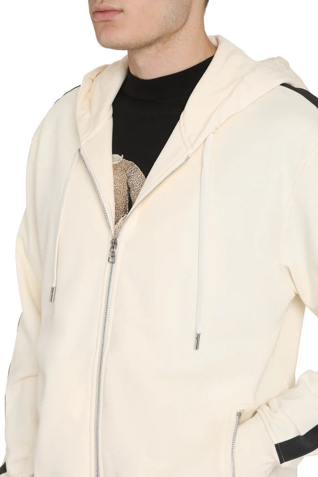 Alexander McQueen o1y1024 Hoodie in Ivory Size US S / EU 44-46 / 1 - 5 Thumbnail