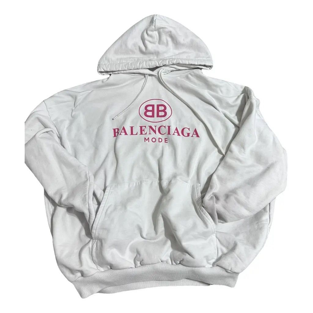 Balenciaga mode white hoodie sale