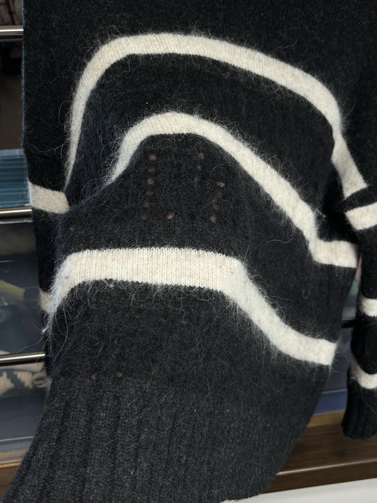 Allsaints × Designer AllSaints Boxy Avant Garde Sweater Size M / US 6-8 / IT 42-44 - 6 Thumbnail