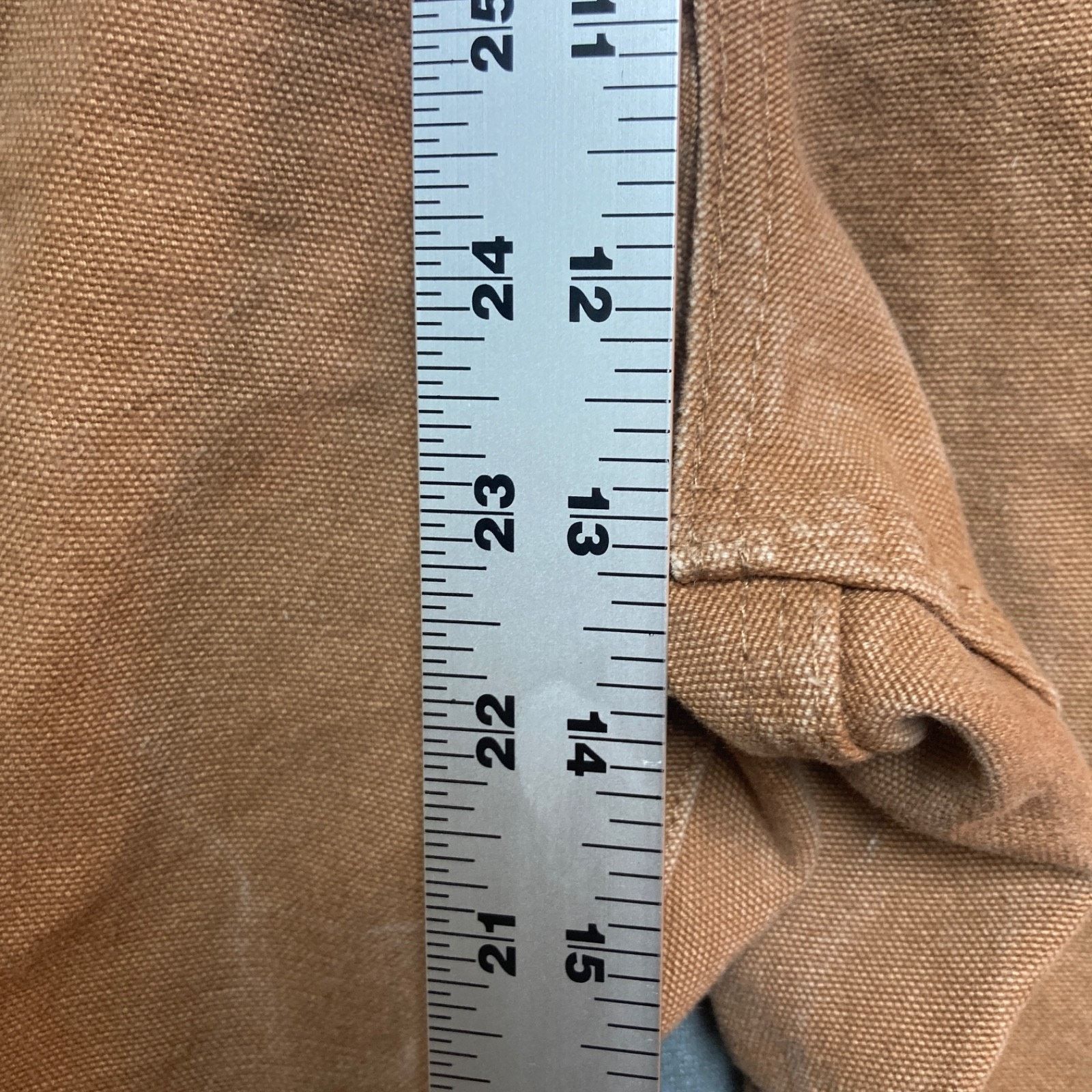 Carhartt Carhartt B11 Loose Canvas Carpenter USA VTG Mens 36x34 Brown Size US 36 / EU 52 - 5 Thumbnail