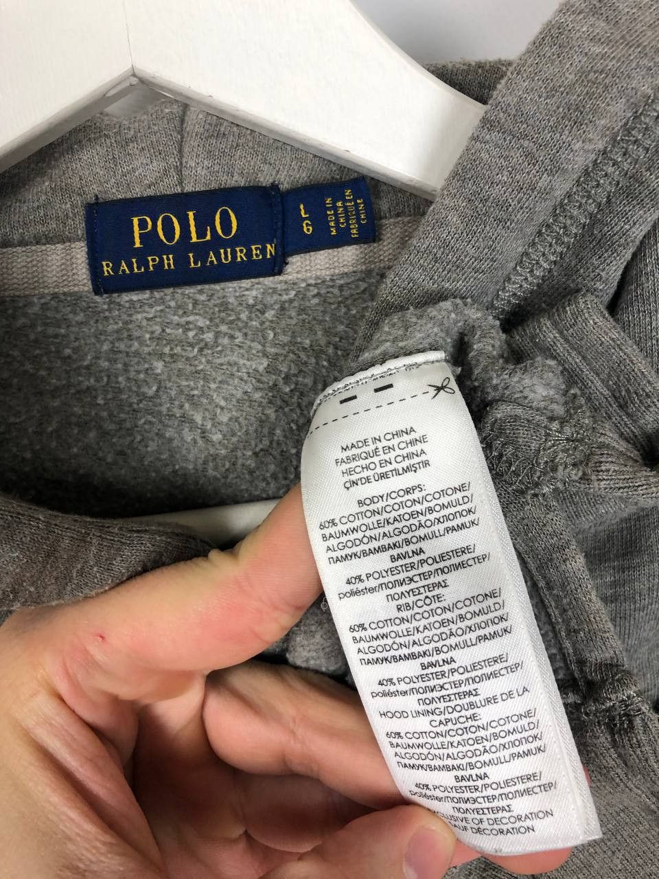 Polo Ralph Lauren Polo Ralph Lauren Zip Hoodie Gray Small Logo size L Size US L / EU 52-54 / 3 - 9 Thumbnail