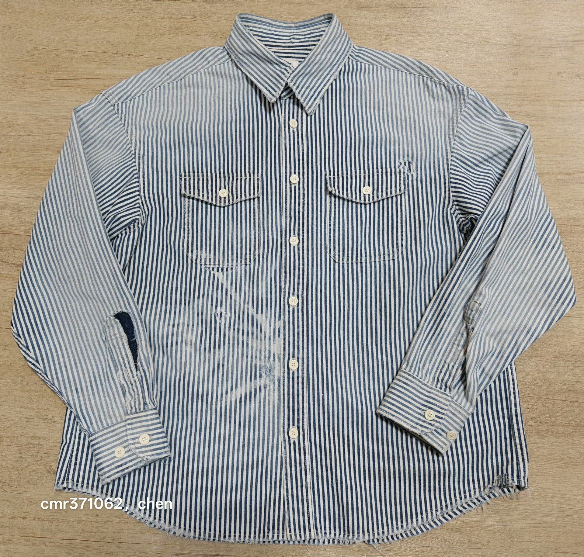 Visvim VISVIM 22SS LUMBER L/S HICKORY CRASH Size US S / EU 44-46 / 1 - 1 Thumbnail