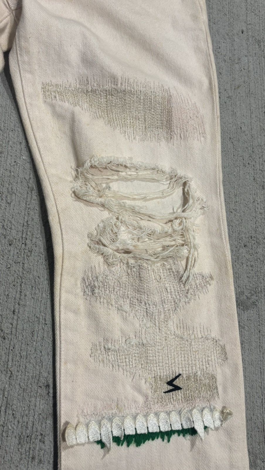 Undercover Undercover SS2005 Vampire Yarn Denim Size US 30 / EU 46 - 4 Thumbnail