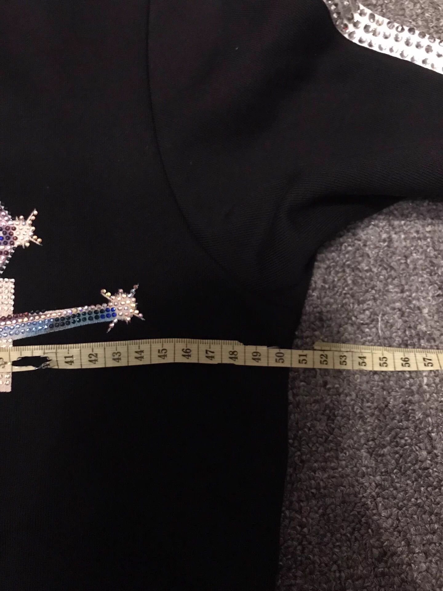 Philipp Plein PP Women's S Front Rhinestone Arm Back City Rock Sweatshirt Size S / US 4 / IT 40 - 8 Thumbnail