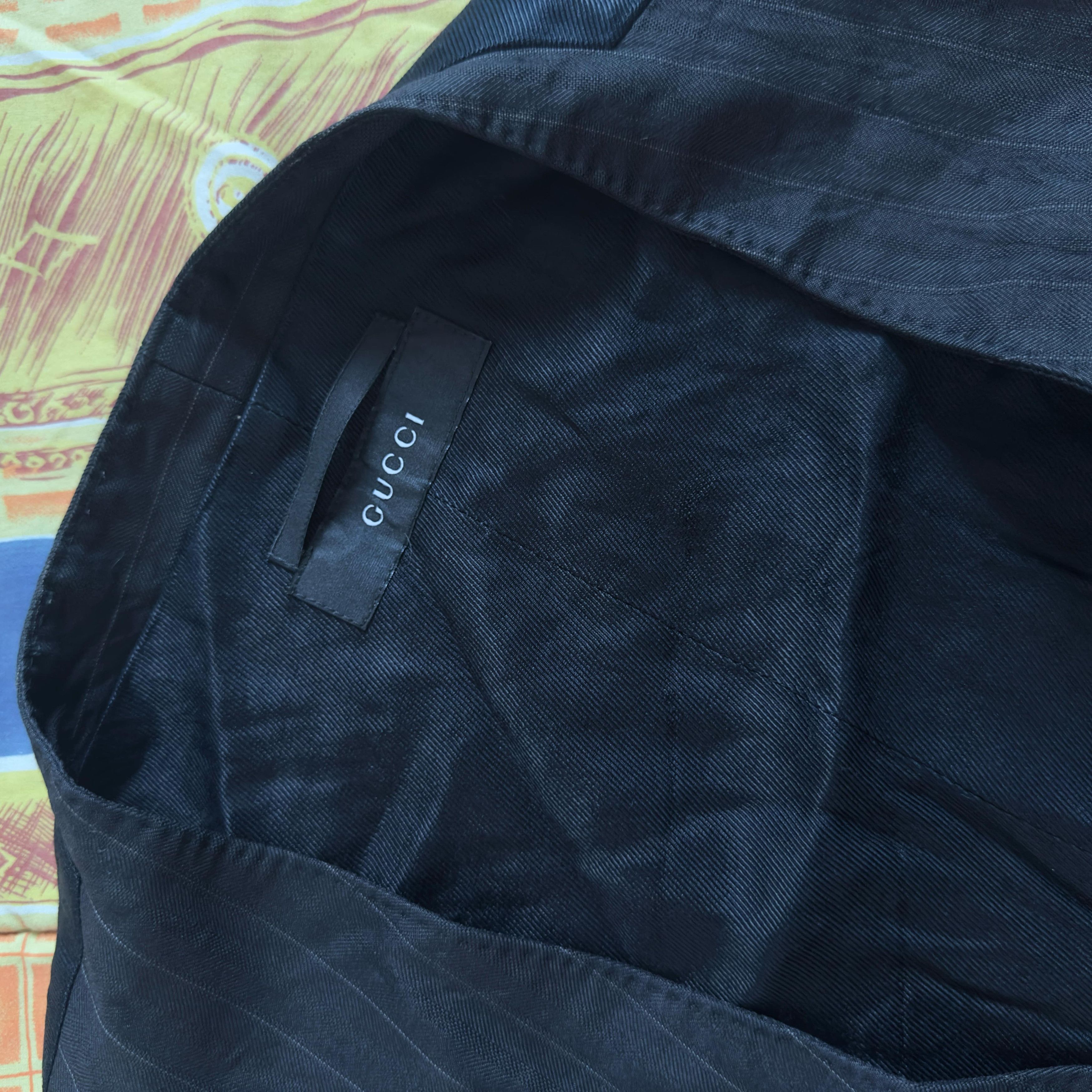 Gucci × Tom Ford Gucci by Tom Ford Wool Vest Black Size M / US 6-8 / IT 42-44 - 5 Thumbnail