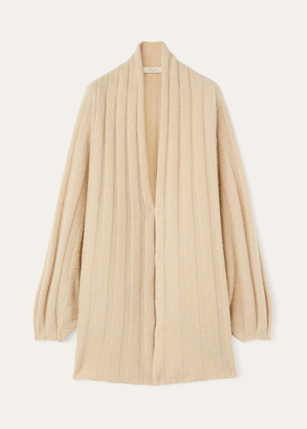 Loro Piana o1w1db10825 FAO4500 Cocooning Cardigan in Beige Size L / US 10 / IT 46 - 1 Thumbnail