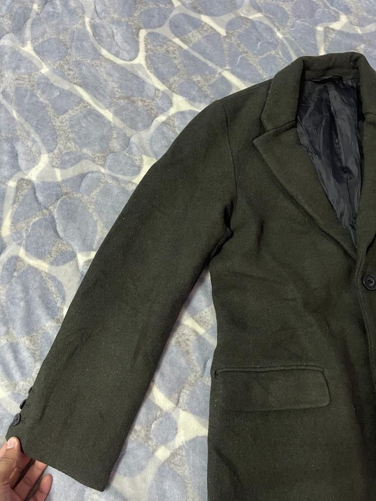 Tete Homme Issey Miyake by Tete Homme Wool Long Coat Size US M / EU 48-50 / 2 - 2 Thumbnail