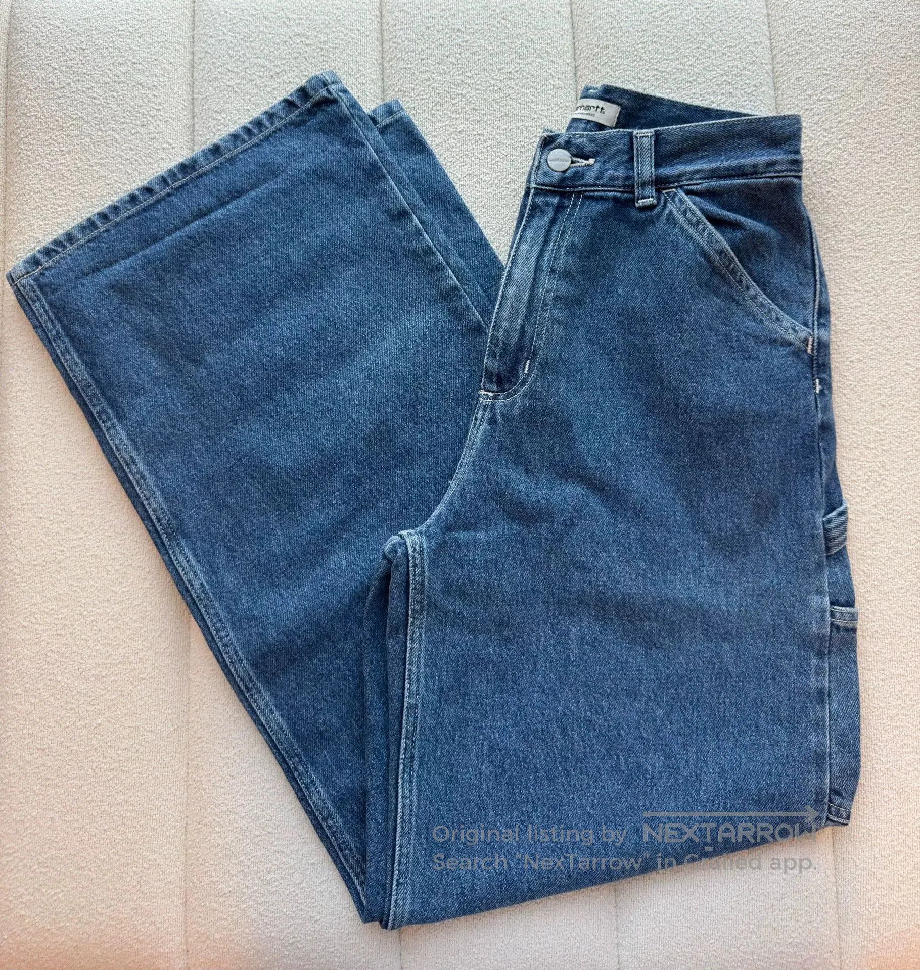 Carhartt Wip women's loose fit blue jeans from carhartt. Size 28" / US 6 / IT 42 - 5 Thumbnail