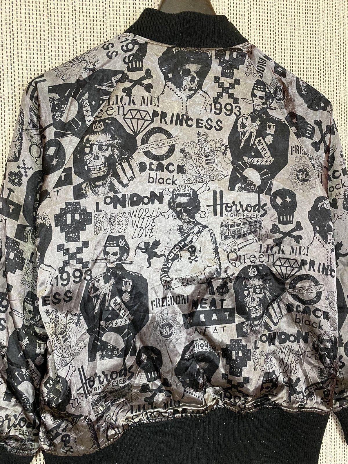 If Six Was Nine × Japanese Brand × Seditionaries World wide love bomber jacket fullprint reversible Size US S / EU 44-46 / 1 - 12 Thumbnail