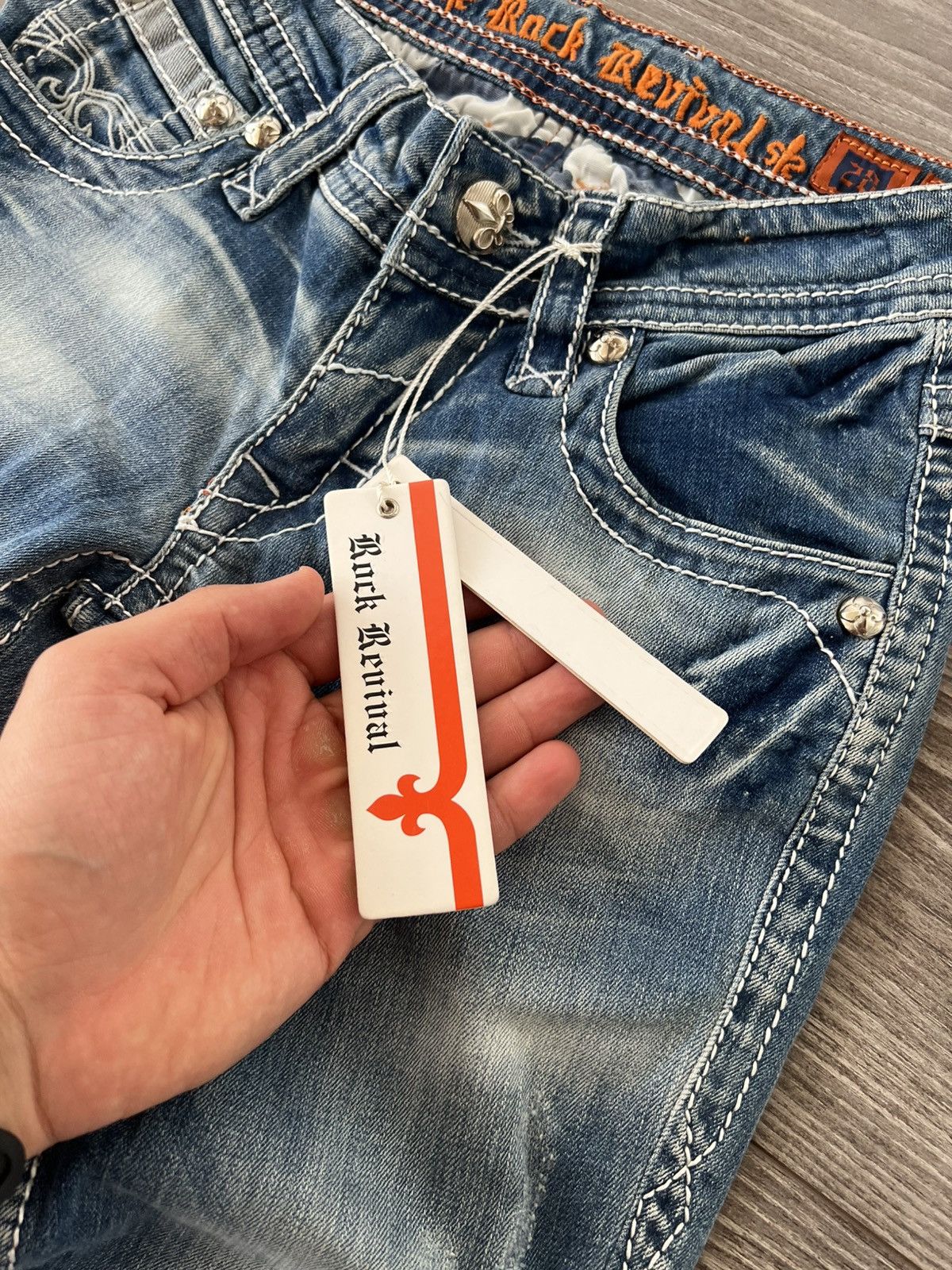 Rock Revival ‼️New Rock Revival Made in USA RRP:210€ Selvage Jeans Size US 28 / EU 44 - 8 Thumbnail