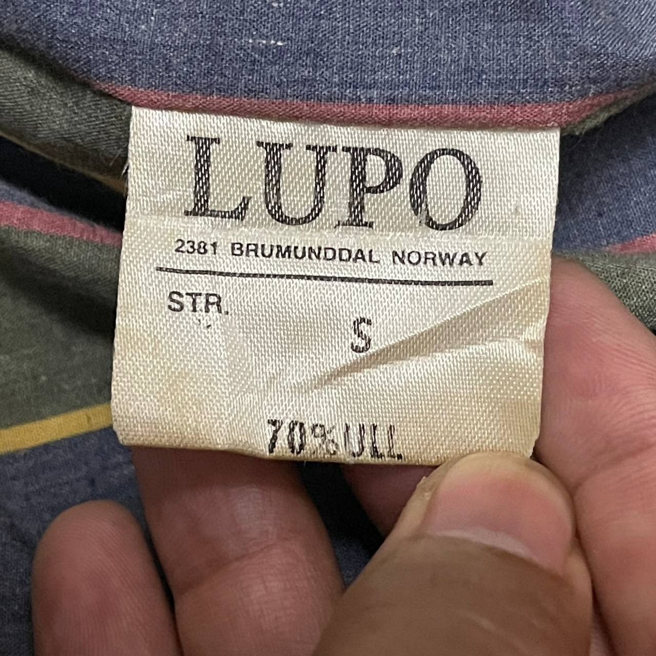 Vintage Vintage Lupo As Wool Bomber Style Jacket Made in Norway Size US M / EU 48-50 / 2 - 12 Thumbnail