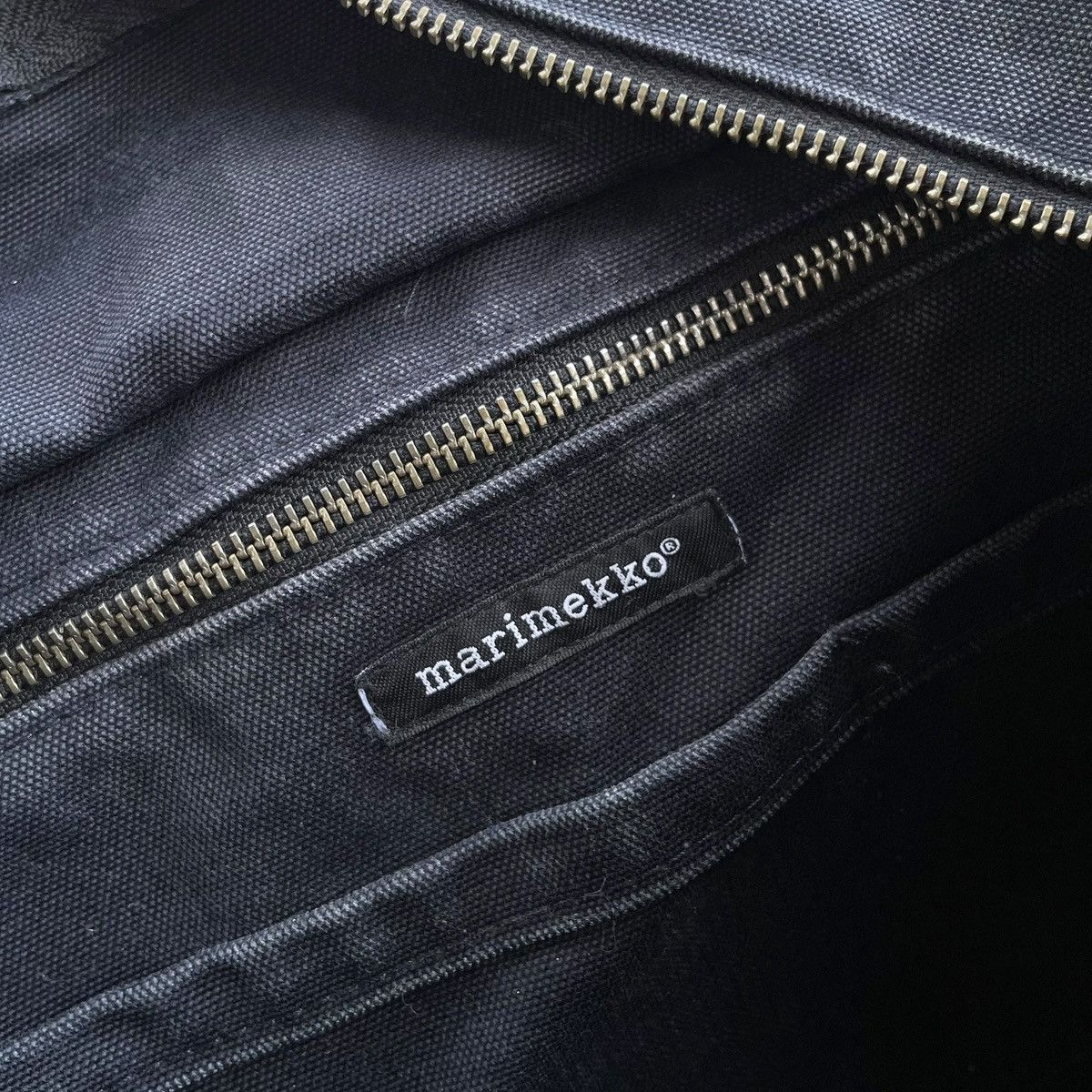 Marimekko Marimekko Finland Distressed Heavy Canvas Messenger Bag Size ONE SIZE - 13 Thumbnail