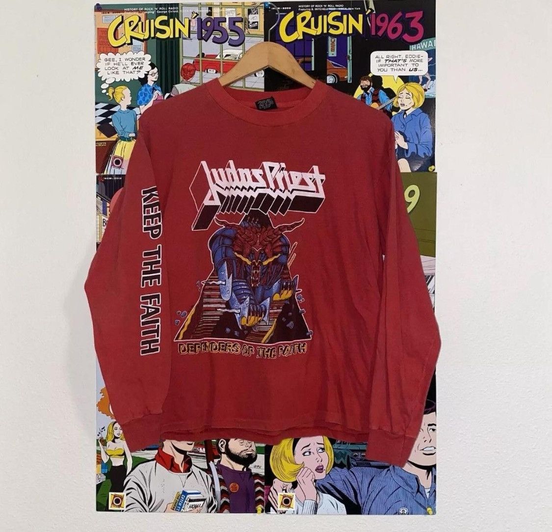 Vintage Crazy Rare Vintage 1984 Judas Priest Size US M / EU 48-50 / 2 - 1 Thumbnail