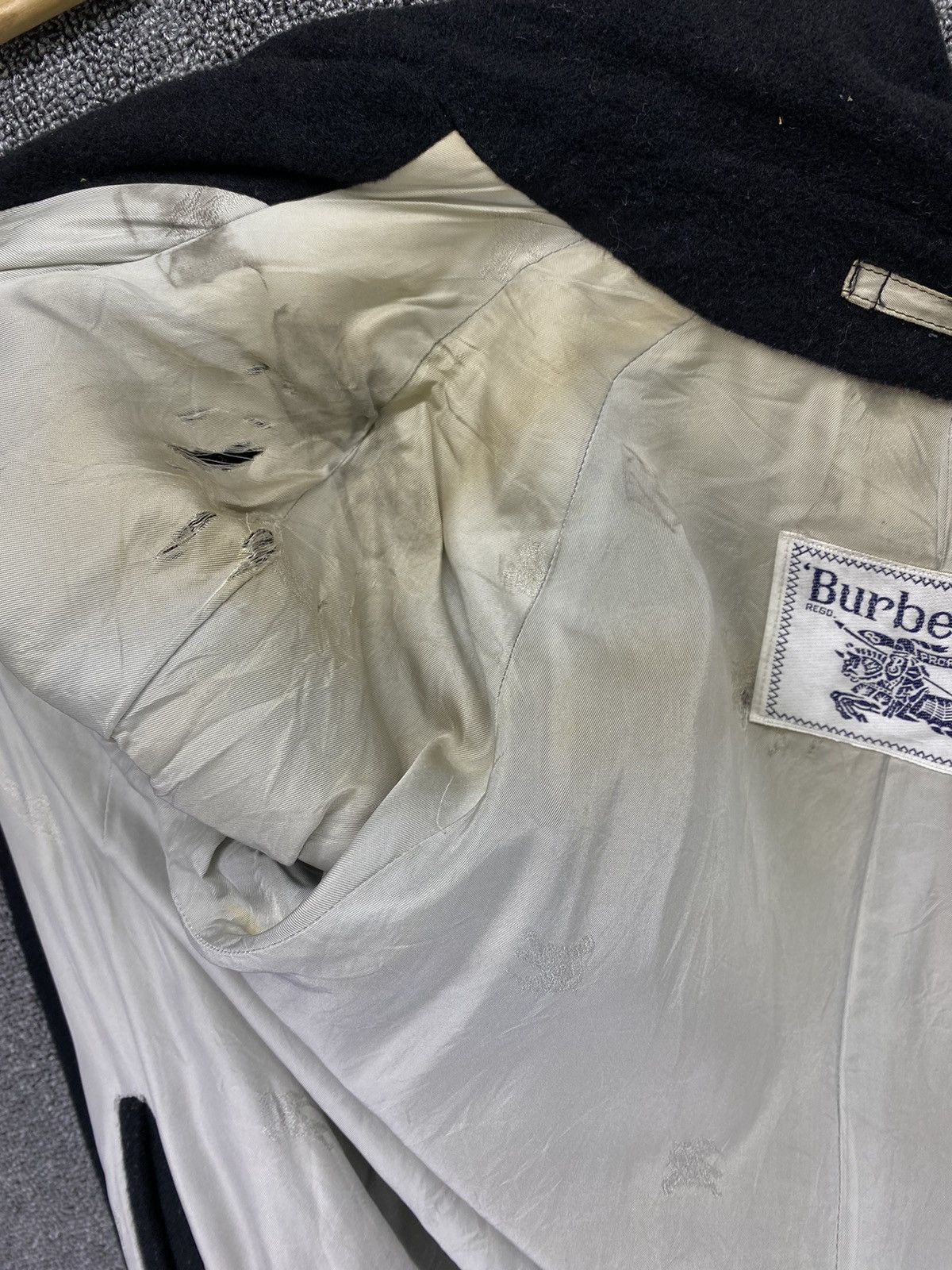 Burberry Vintage Burberry Prosum Wool Coat Long Jacket Size M / US 6-8 / IT 42-44 - 21 Thumbnail