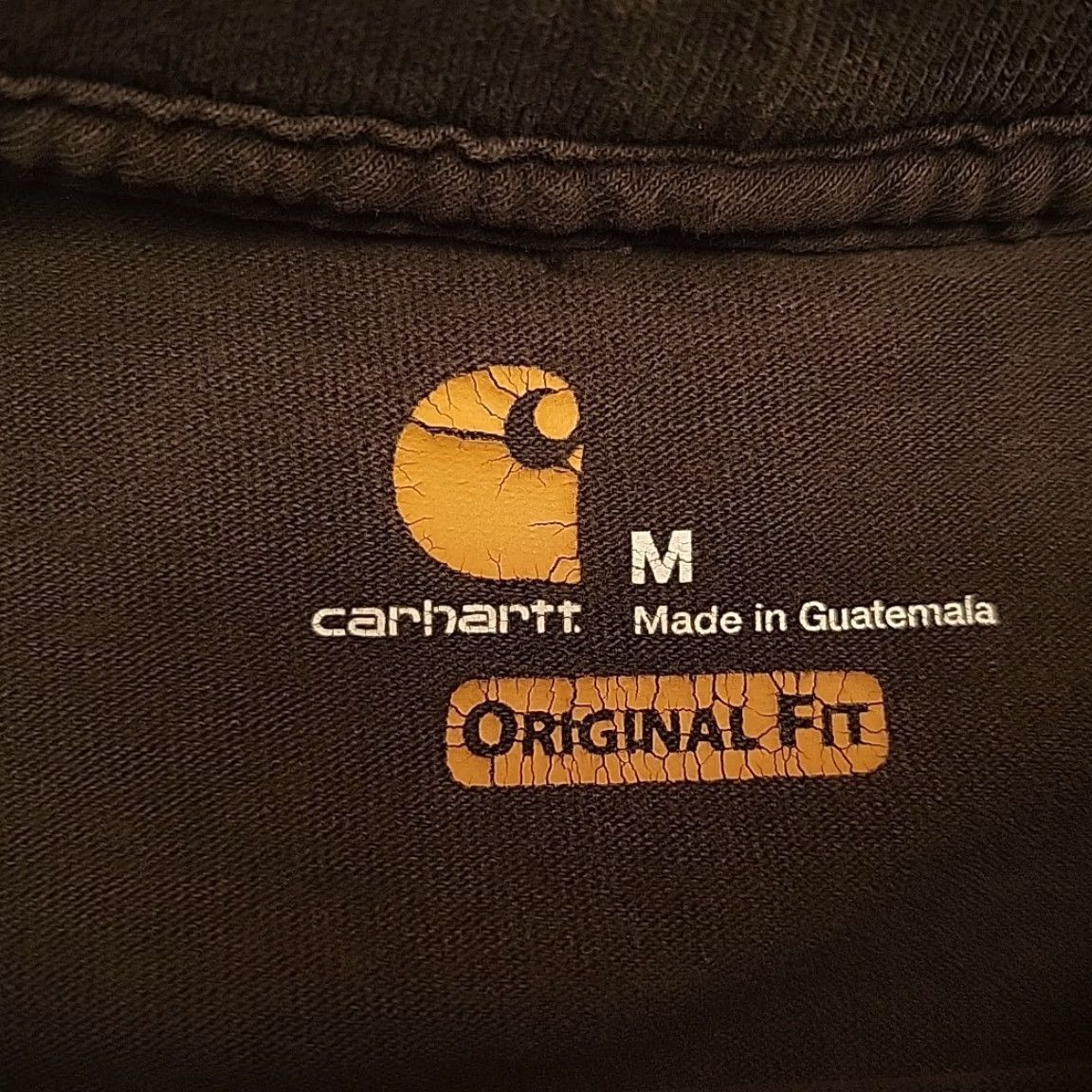 Carhartt VINTAGE Carhartt Shirt Mens M Dark Brown Original Fit Short Sleeve Crewneck Pocket T K87 Size US M / EU 48-50 / 2 - 5 Thumbnail
