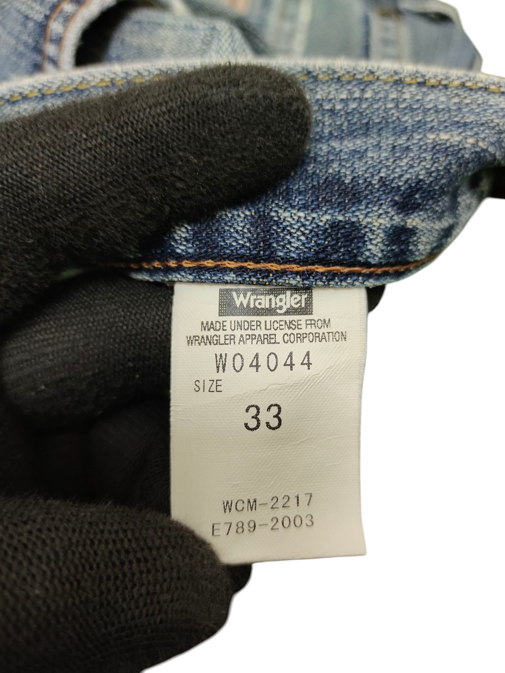 Undercover Vintage 90s Wrangler Regular Distress Sand Wash Denim Jeans Size US 33 - 12 Thumbnail