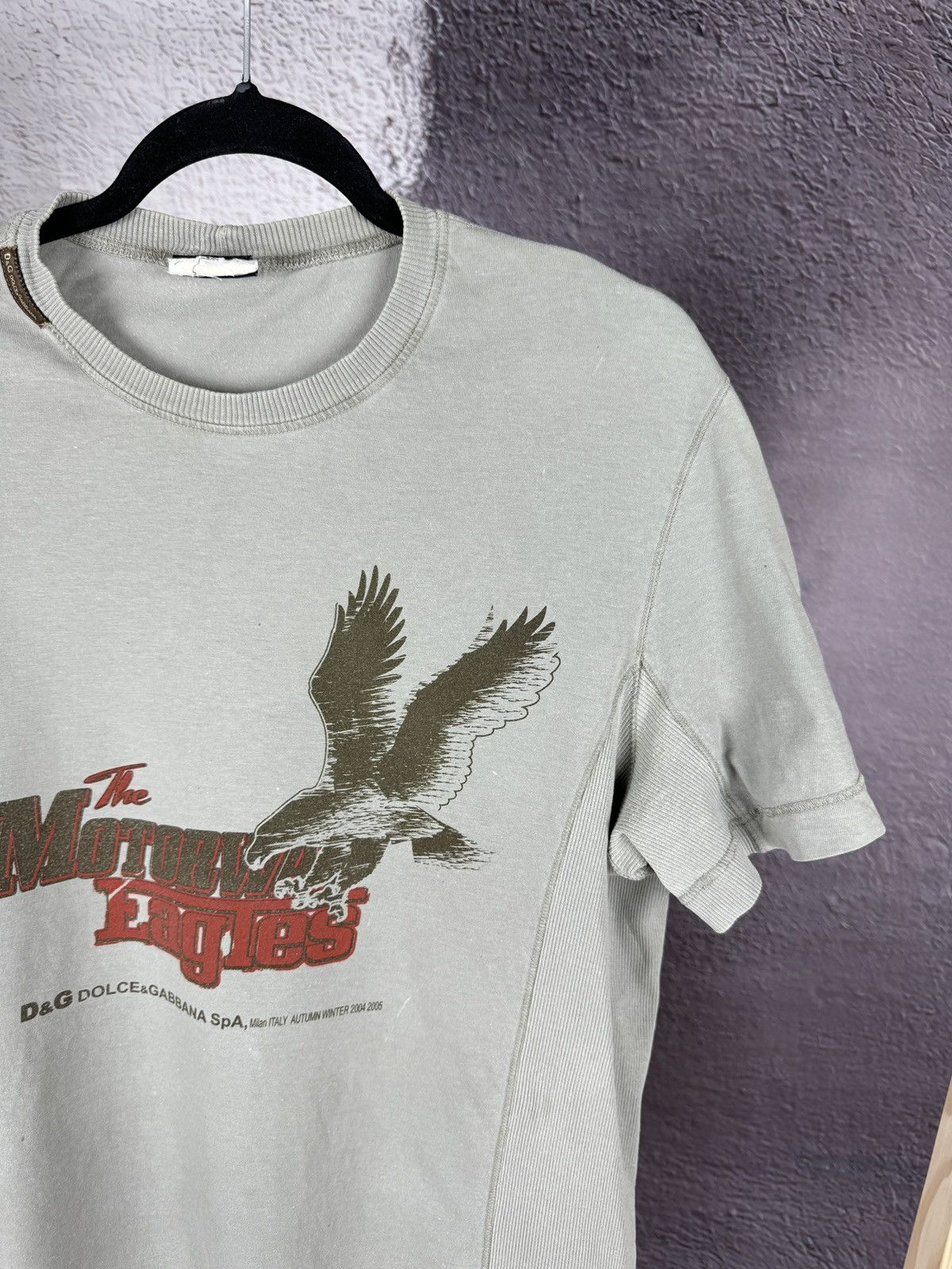 Dolce & Gabbana Dolce & Gabbana The Motorway Eagles vintage AW 2004 2005 tee Size US M / EU 48-50 / 2 - 4 Thumbnail