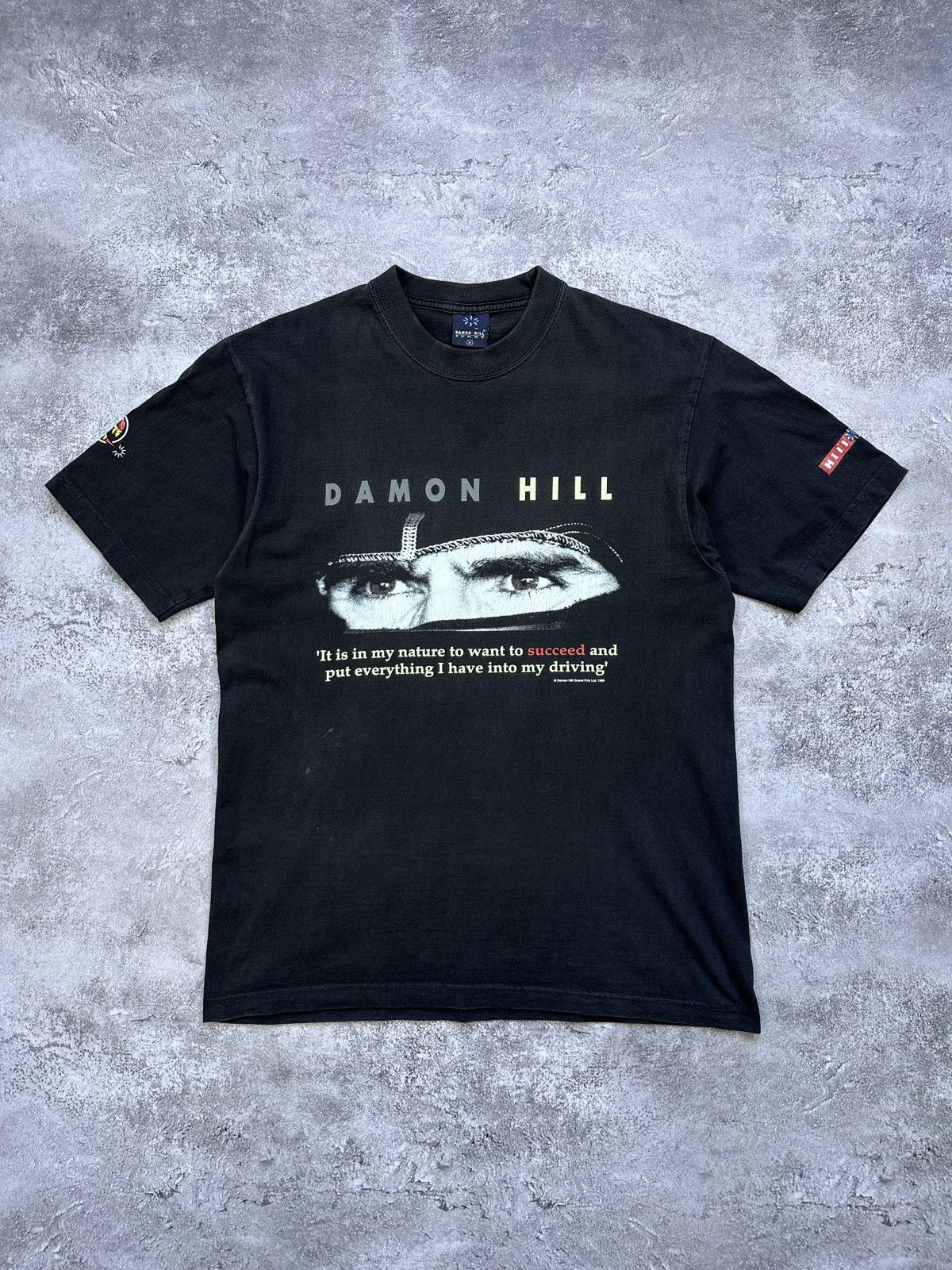 Formula 1 Damon Hill Grand Prix 1999 Vintage T-Shirt Formula 1 Faded Size US M / EU 48-50 / 2 - 1 Thumbnail