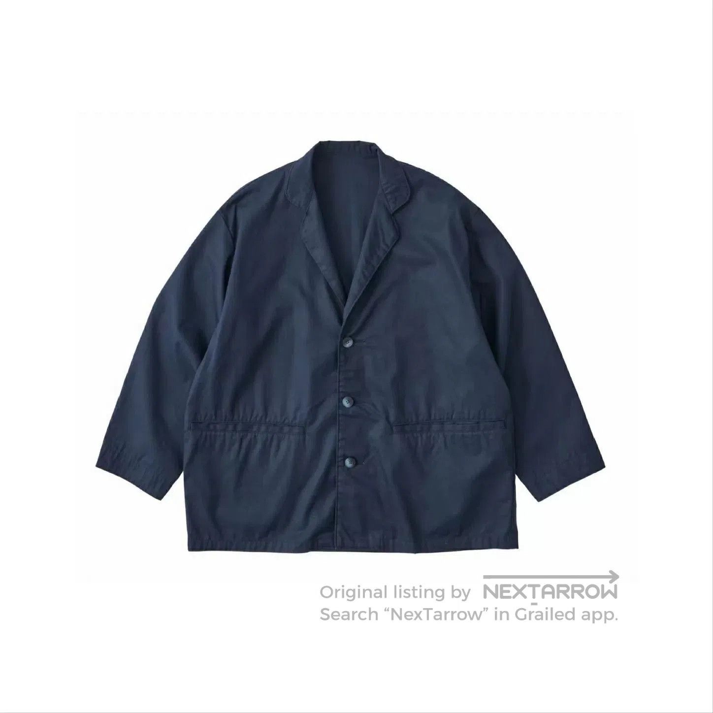 Porter Classic Porter Classic Gabardine Wide Jacket Navy. Size US XL / EU 56 / 4 - 6 Thumbnail
