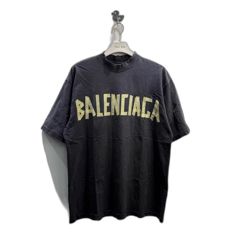 Balenciaga Balenciaga Vintage Logo Black Short Sleeve Shirt-yf Size US S / EU 44-46 / 1 - 1 Thumbnail