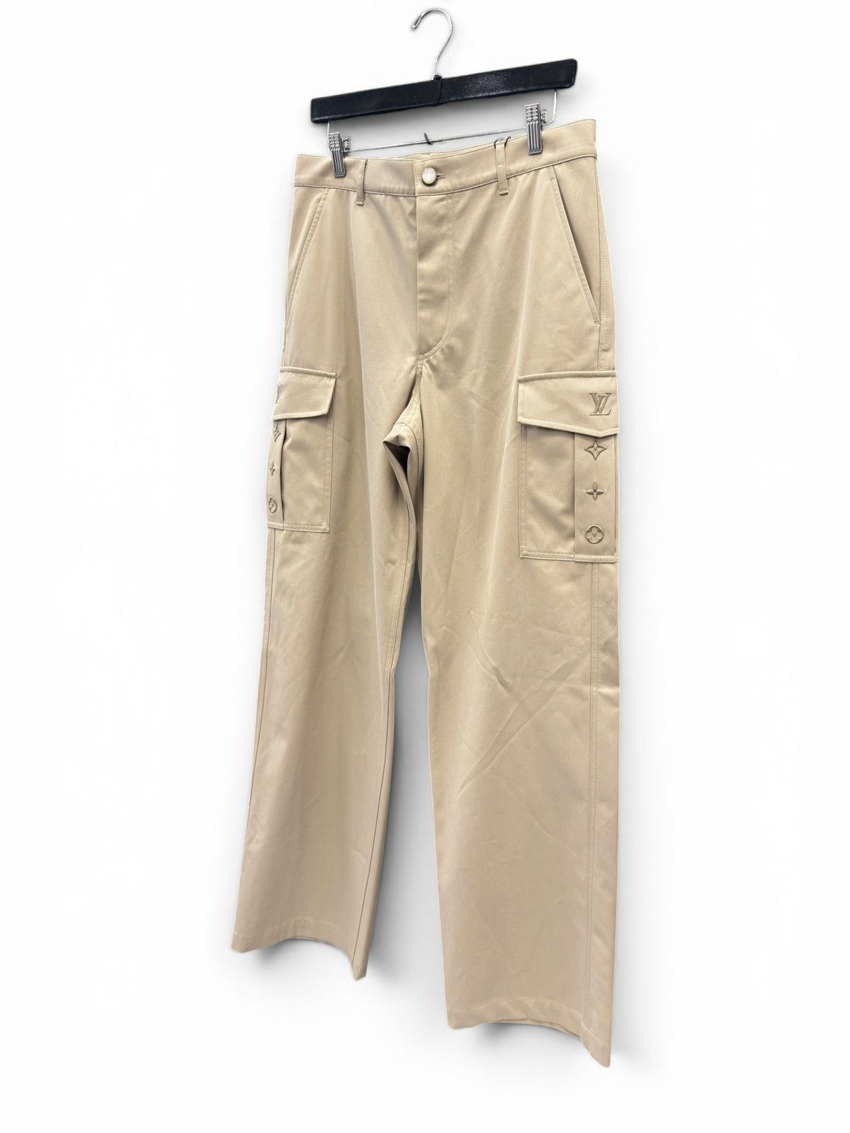 Louis Vuitton Louis Vuitton Beige Monogram Cargo Pants Size US 32 / EU 48 - 3 Thumbnail