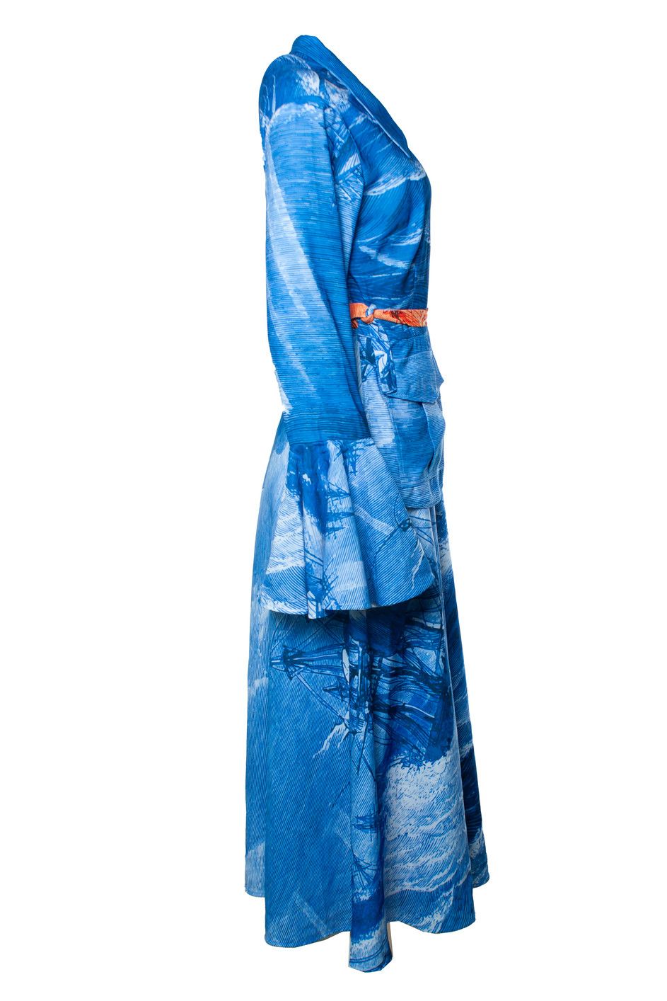Thebe Magugu Thebe Magugu, printed poplin midi wrap dress Size M / US 6-8 / IT 42-44 - 4 Thumbnail