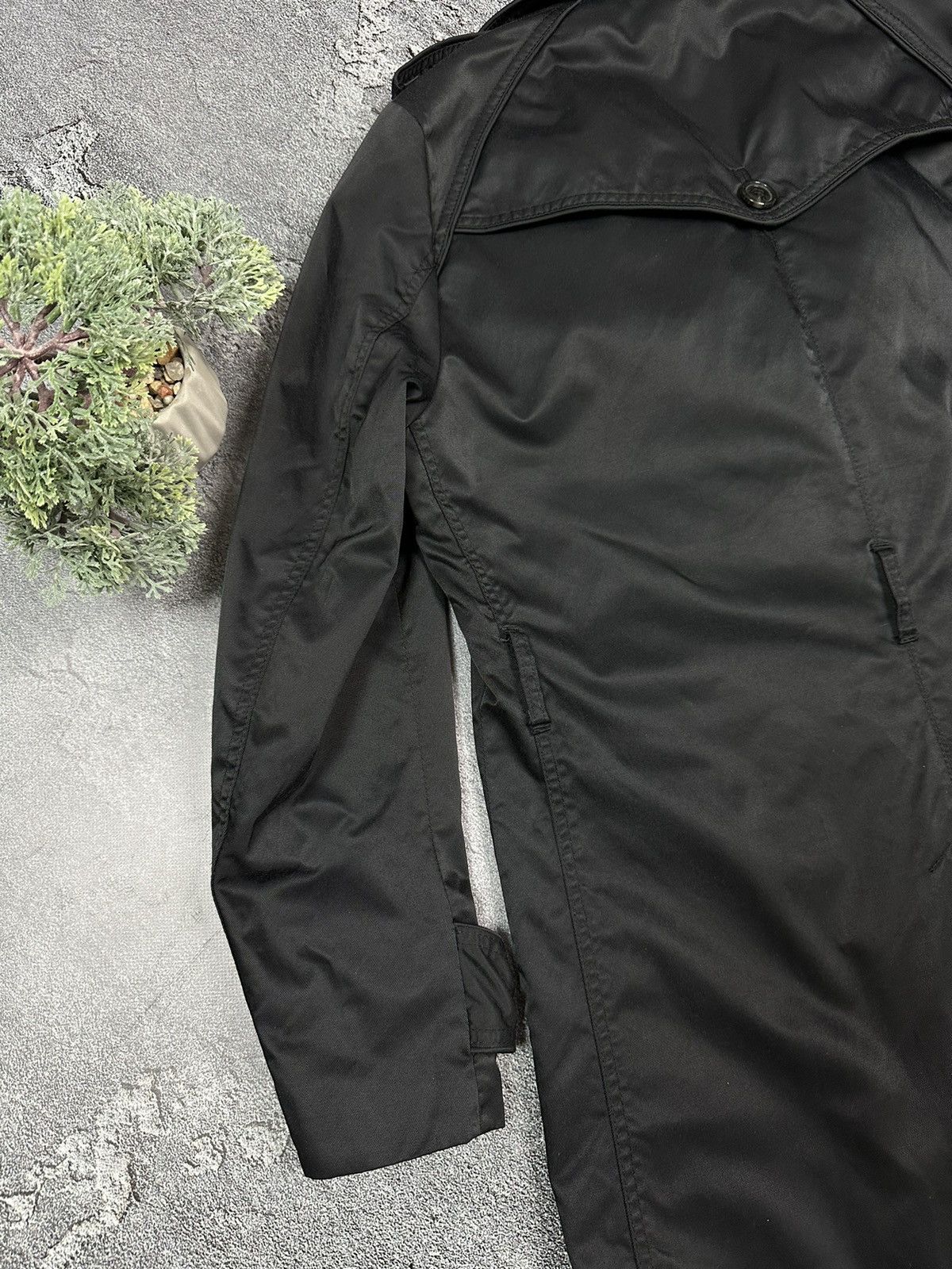 H&M H&M trench coat jacket Men Black L XL size 54R Size US L / EU 52-54 / 3 - 9 Thumbnail