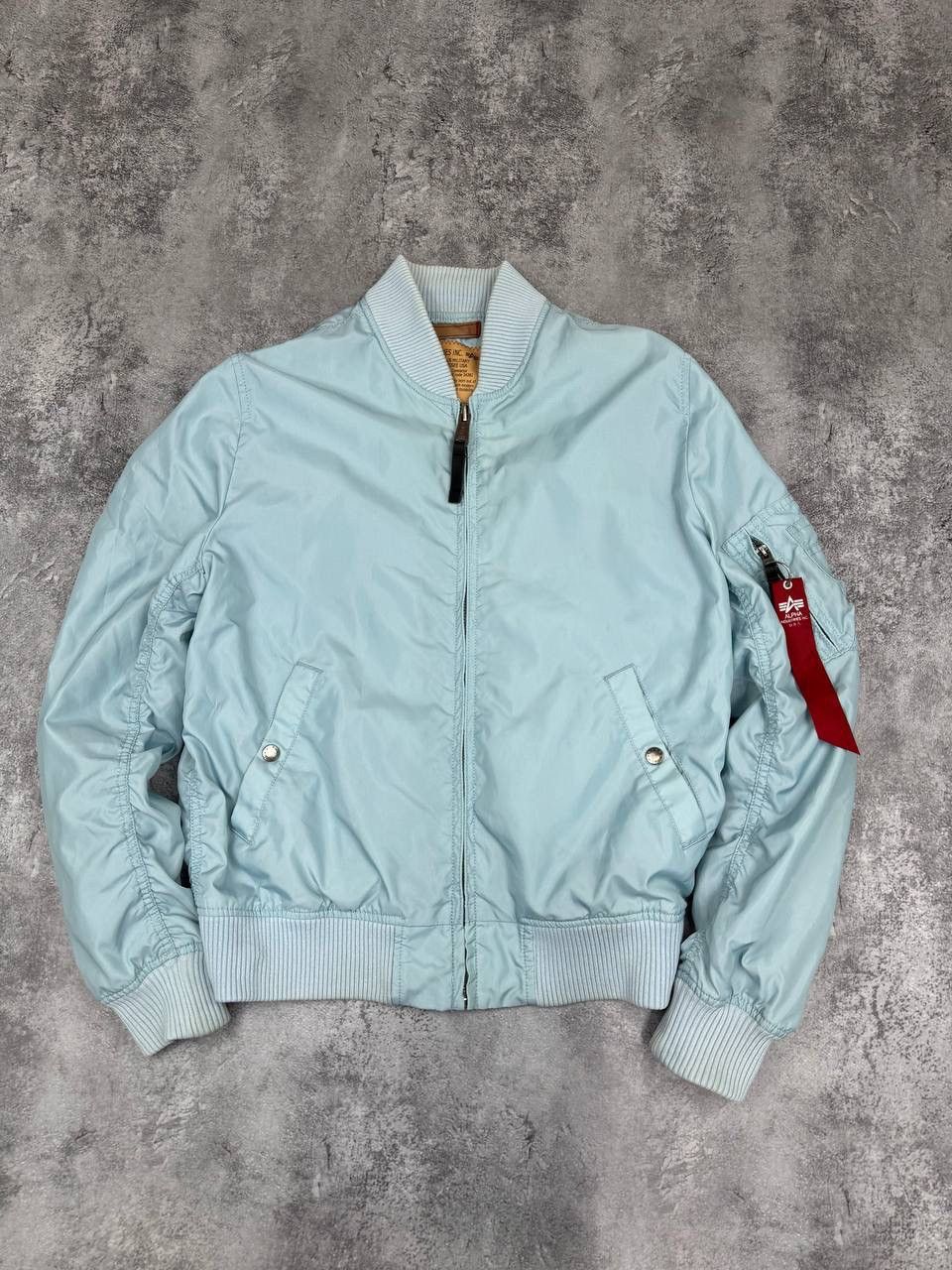 Alpha Industries Alpha Industries Women Bomber Jacket Light Blue Size M Size M / US 6-8 / IT 42-44 - 1 Thumbnail
