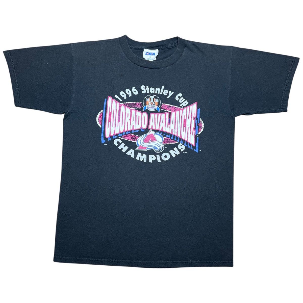 NHL 96 NHL Colorado Avalanche Stanley Cup Champions Graphic Tee Size US XL / EU 56 / 4 - 1 Thumbnail