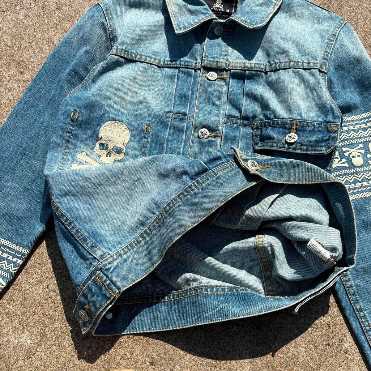 Mastermind Japan Mastermind Japan Skull Hardware Denim Jacket Size US M / EU 48-50 / 2 - 9 Thumbnail