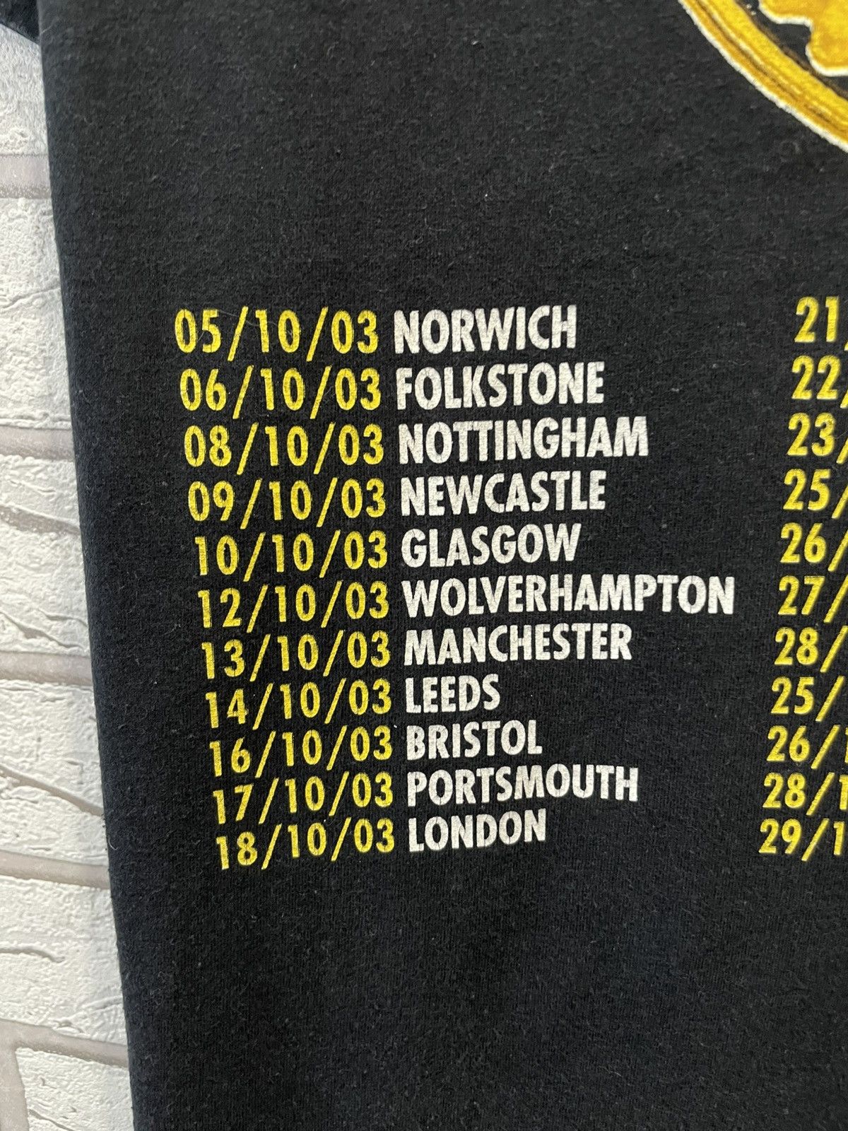 Band Tees × Vintage Vintage 2003 Motorhead Tour Merchandise Merch T-Shirt Tee Size US XL / EU 56 / 4 - 16 Thumbnail