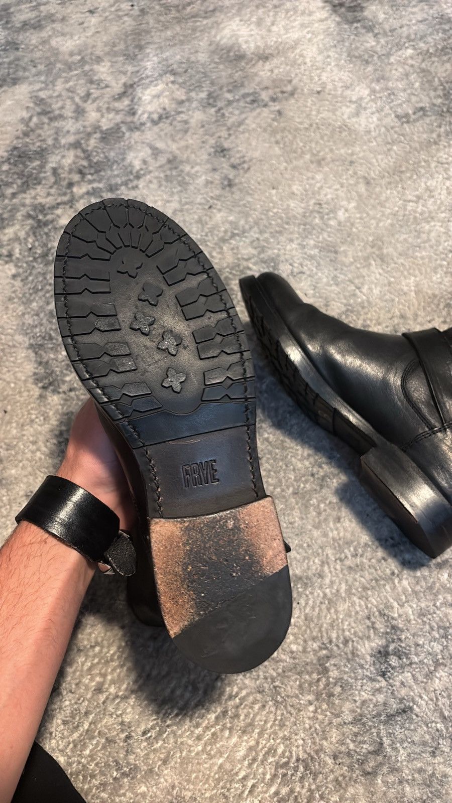 Frye Frye black leather harness boots Size US 6 / IT 36 - 5 Thumbnail