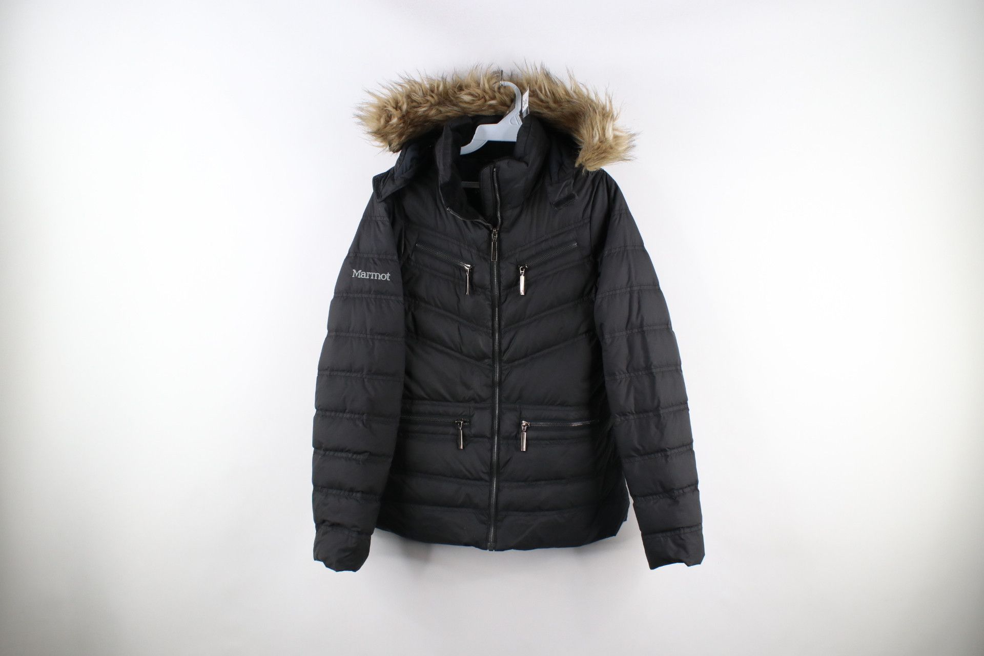 Shops Marmot black downfill coat