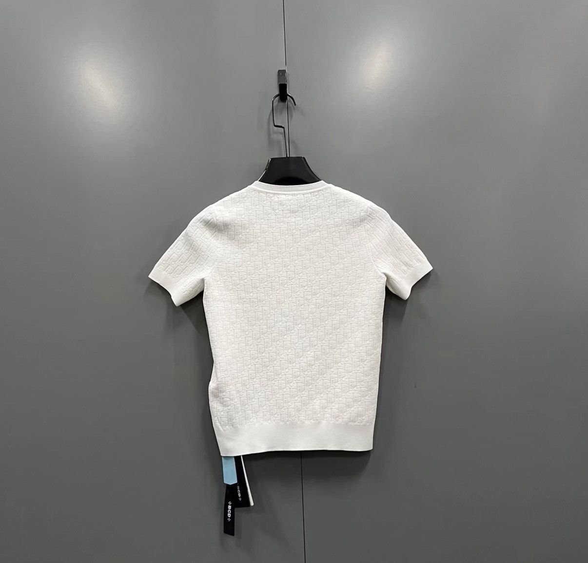 Dior Dior 2026 Monogram Embossed Knit Short Sleeve J41 Size XS / US 0-2 / IT 36-38 - 2 Thumbnail