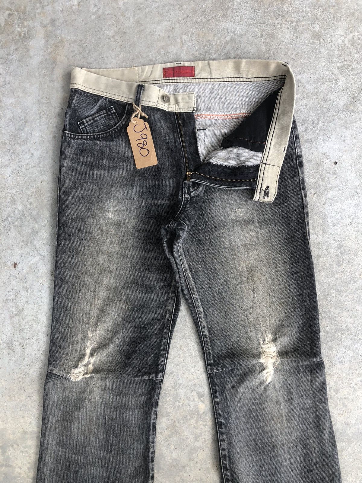 Edwin Japanese Edwin Flared Jeans Distressed Jeans Size US 32 / EU 48 - 3 Thumbnail