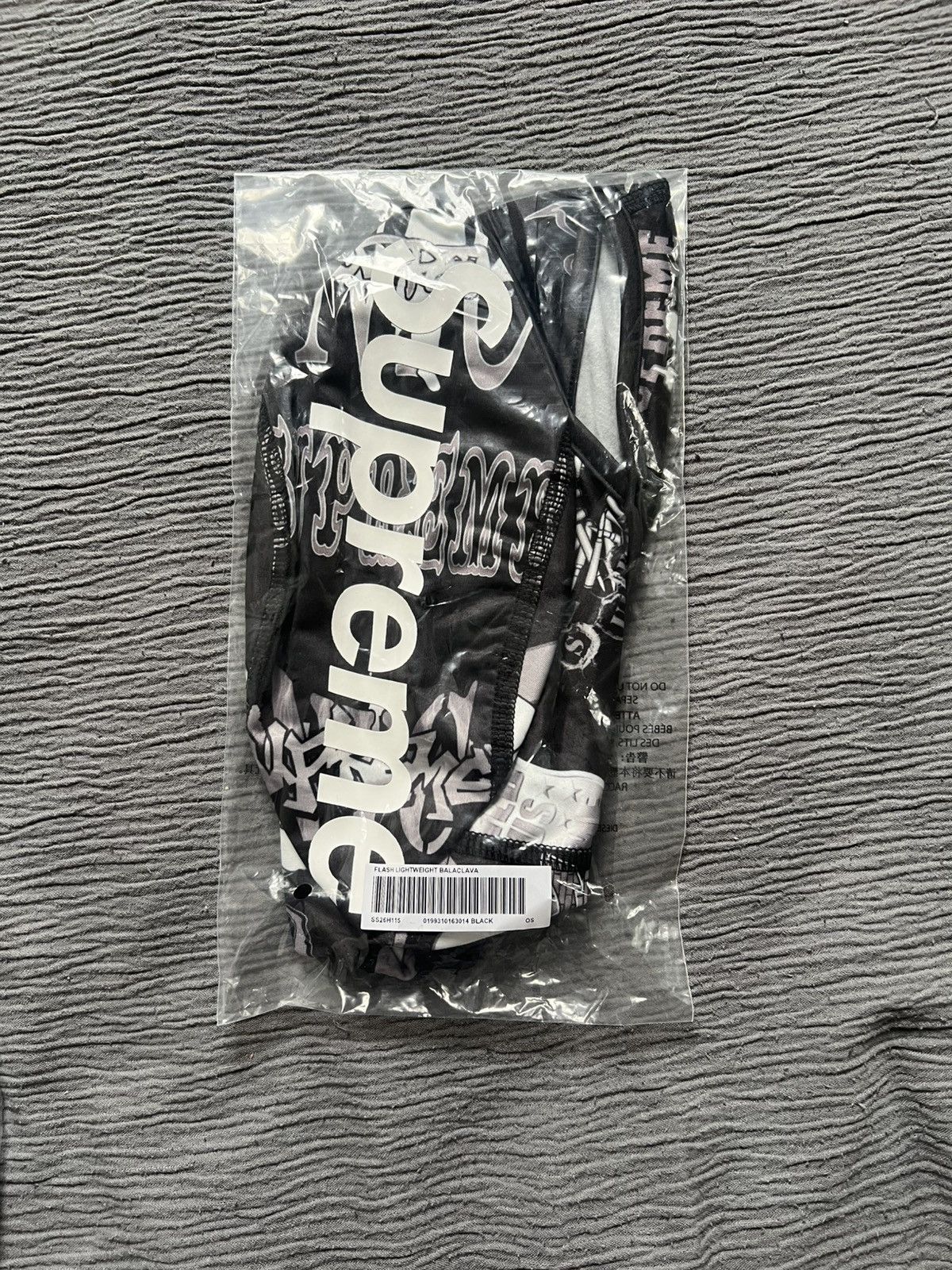 Supreme Supreme Flash Lightweight Balaclava Black Size ONE SIZE - 2 Thumbnail