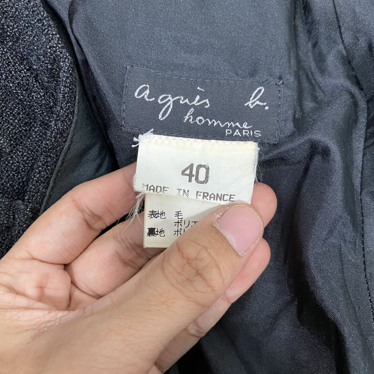 agnes b. Vintage Agnes B Homme pant Size US 30 / EU 46 - 15 Thumbnail