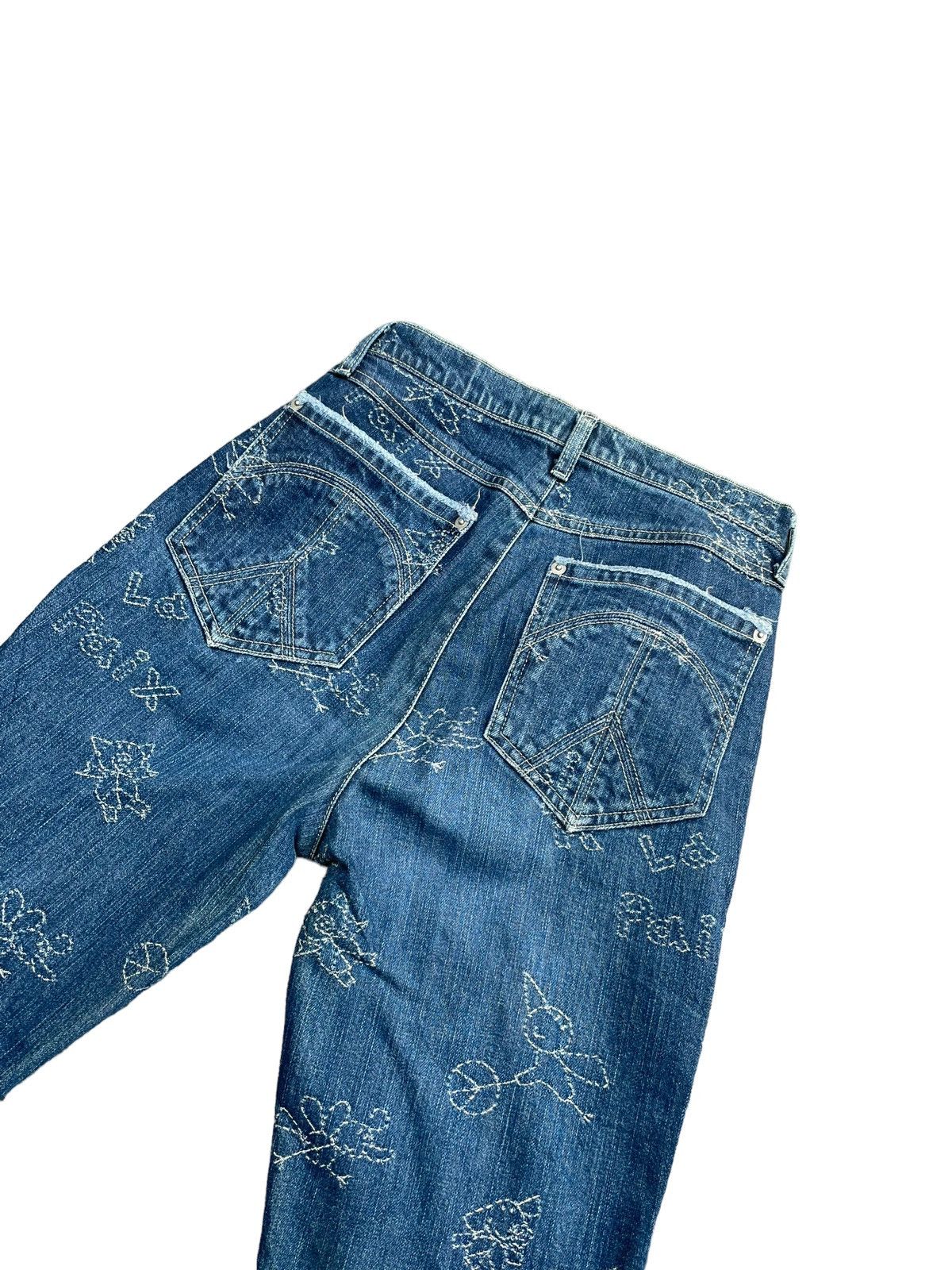 Japanese Brand Olleborebla Custom Stitching Denim Size 28" / US 6 / IT 42 - 7 Thumbnail
