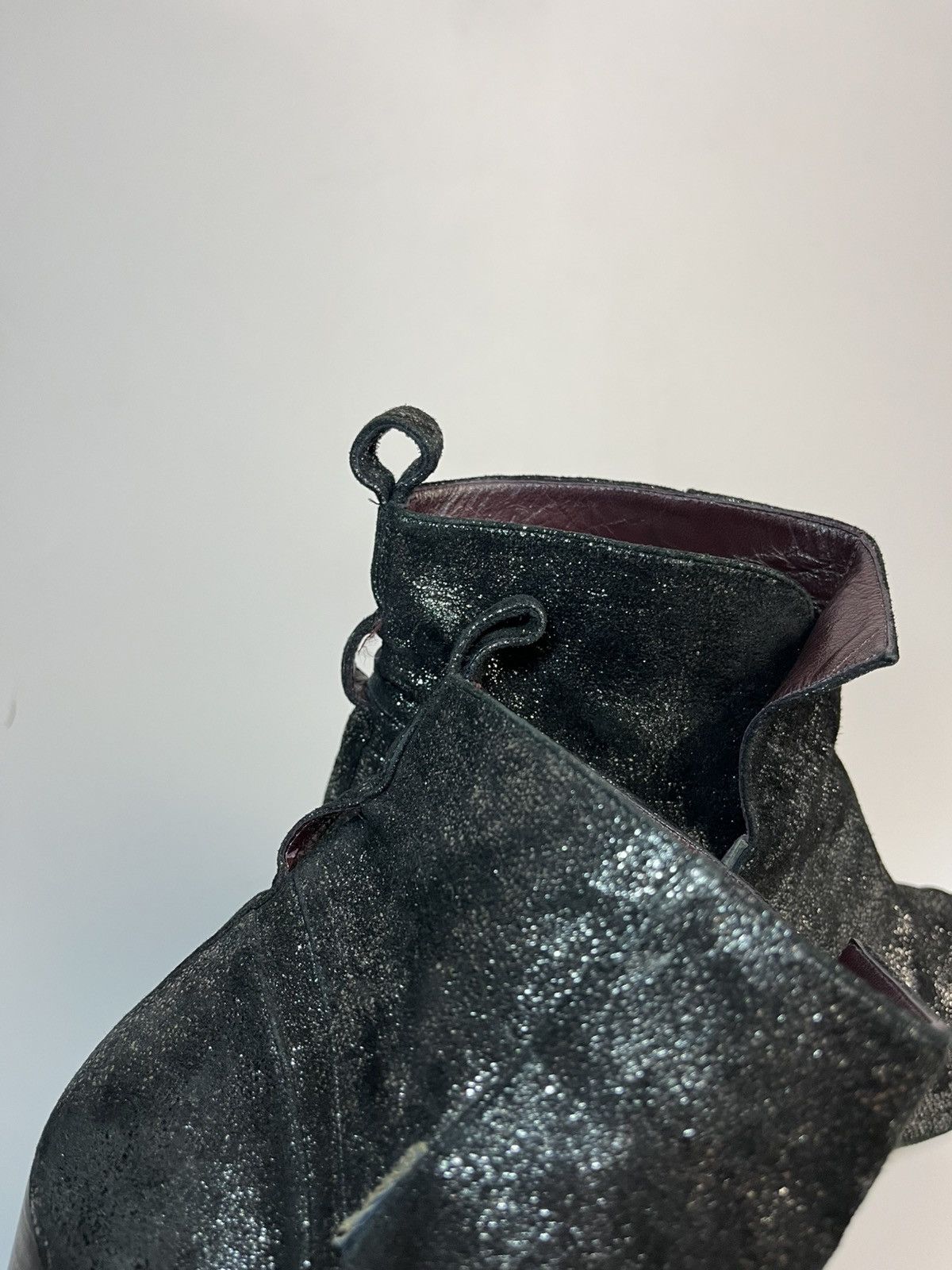 Vivienne Westwood Vivienne Westwood Black Glitter Pointed Toe Ankle Boots Size US 6 / IT 36 - 11 Thumbnail
