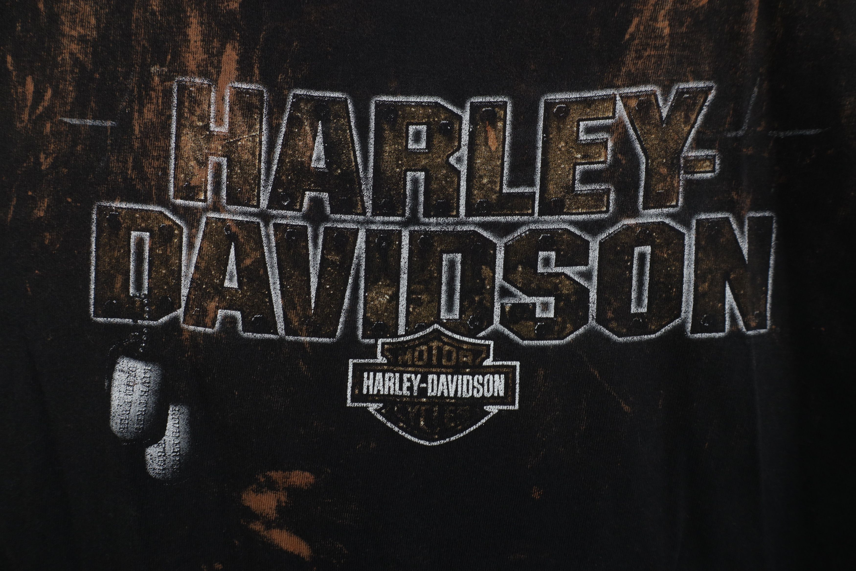 Harley Davidson Vintage Y2K Harley Davidson Military Dog Tags T-Shirt Black Size US L / EU 52-54 / 3 - 4 Thumbnail