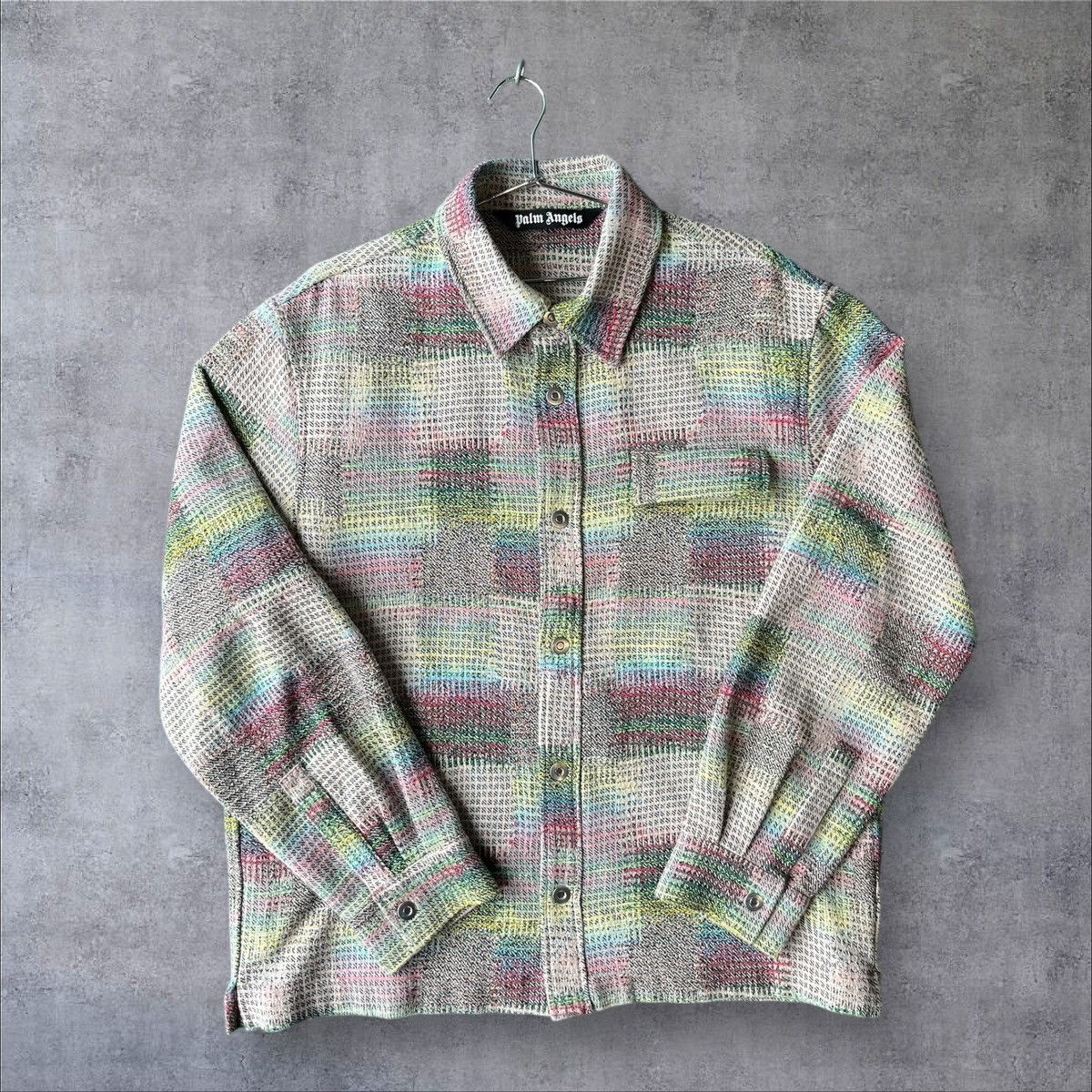Palm Angels VERY CLEAN PALM ANGELS MULTICOLOR PLAID PEACOAT SIZE 50 Size US L / EU 52-54 / 3 - 1 Thumbnail